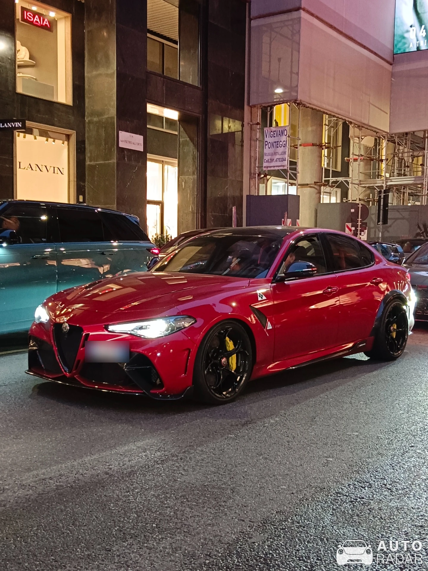 Alfa Romeo Giulia GTAm spotted in Milano, Italy
