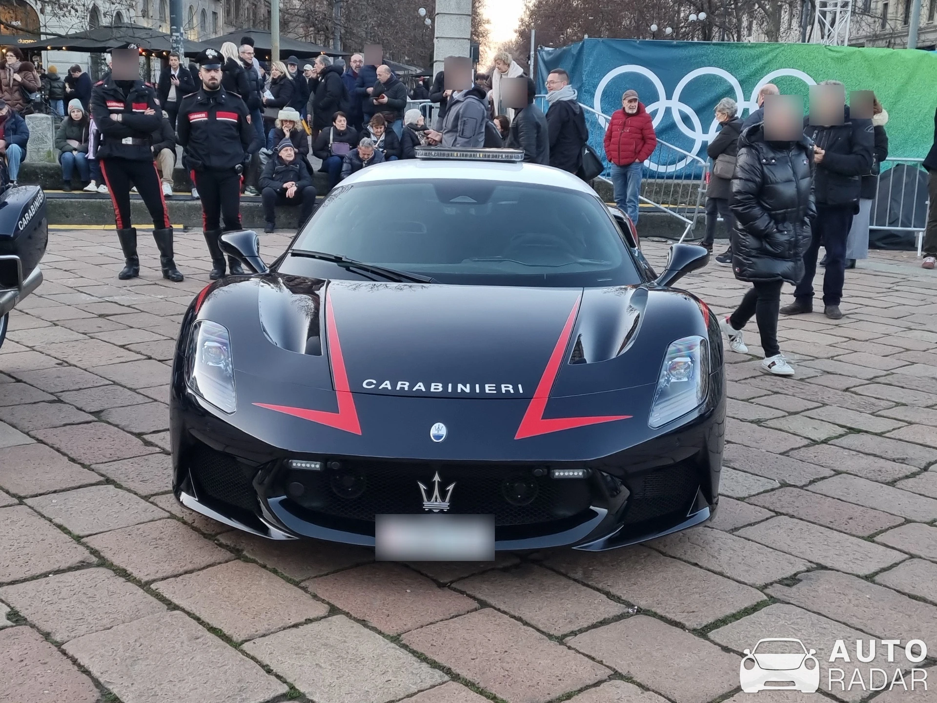 Maserati MC Pura Carabinieri spotted in Milano