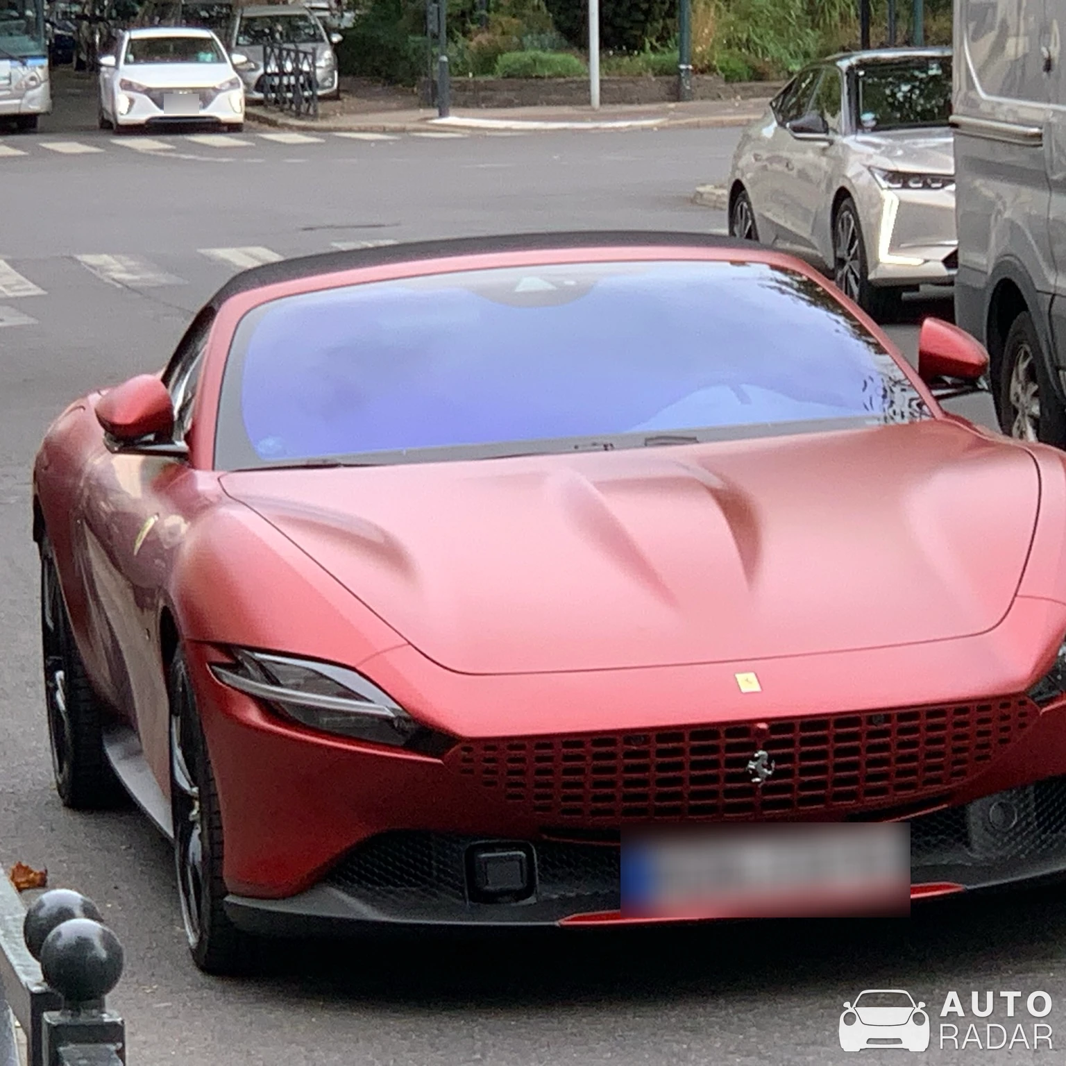 Ferrari Roma Spider spotted in Colombes, France