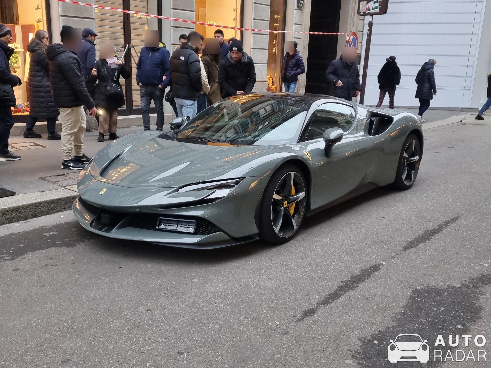 Ferrari SF90 Stradale spotted in Milano, Italy