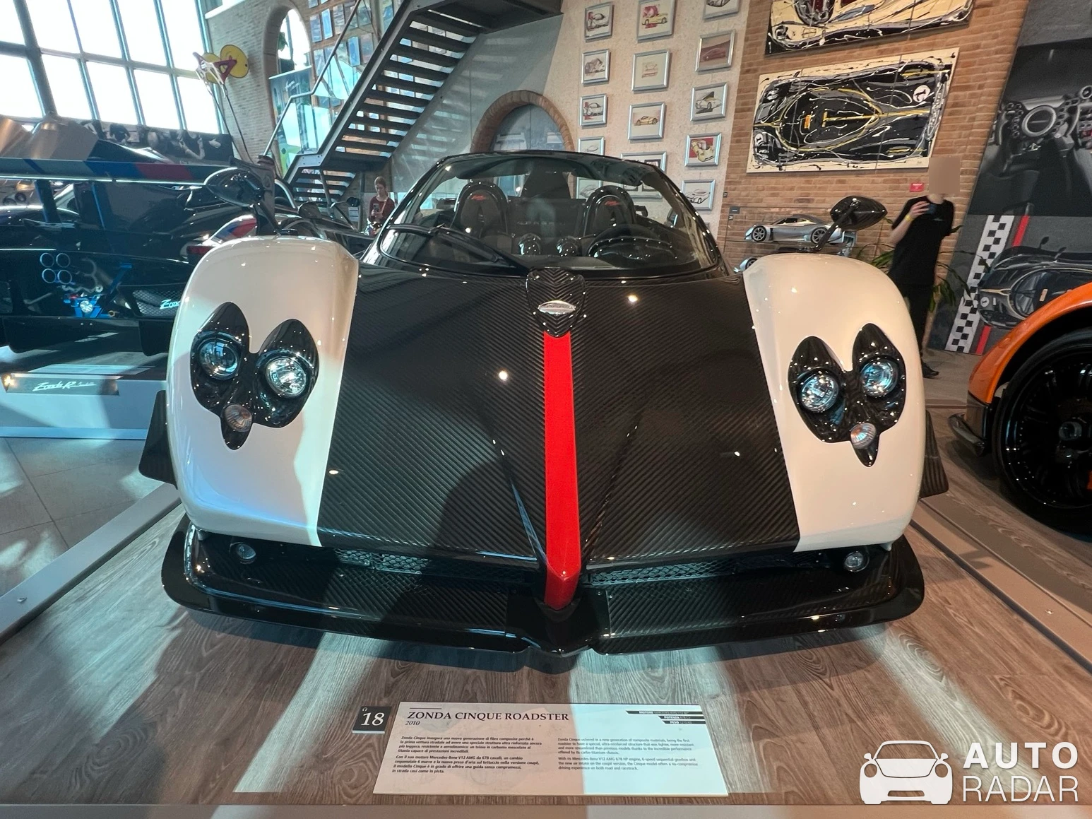 Pagani Zonda Cinque Roadster spotted in San Cesario sul Panaro