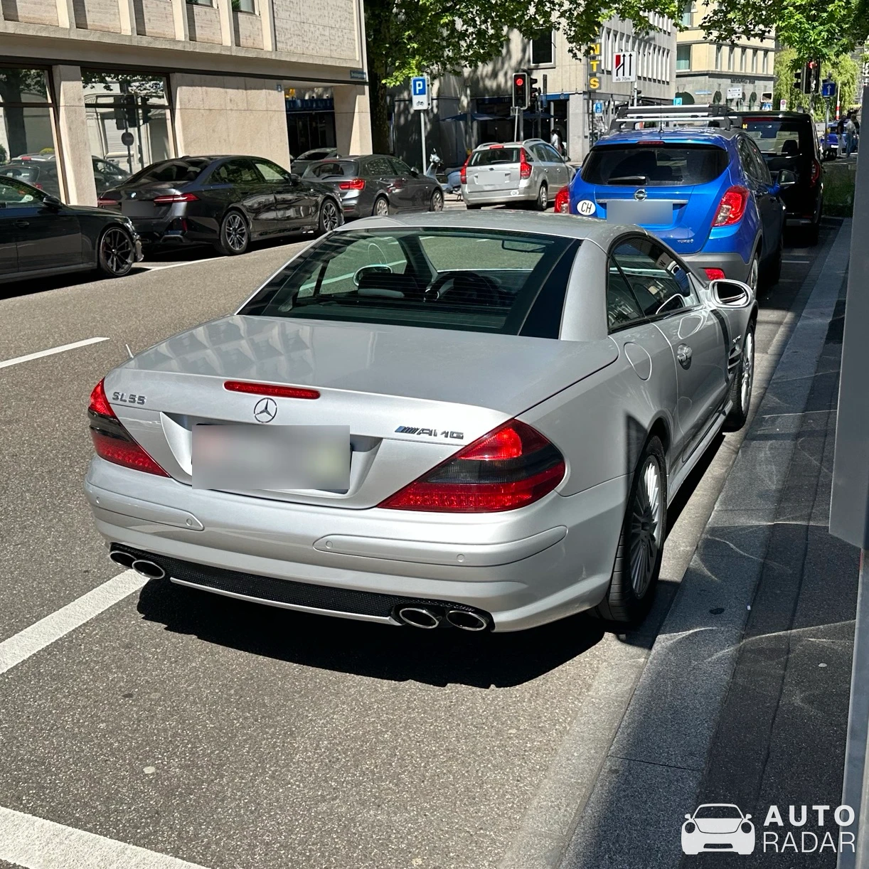 Mercedes-Benz SL 55 AMG R230 spotted in Zürich