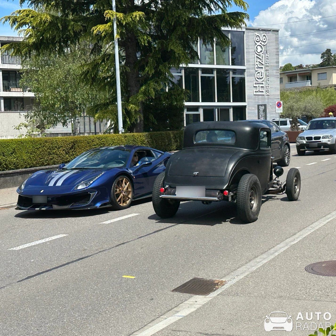 Ford 1934 Coupe Hot Rod spotted in Rapperswil-Jona