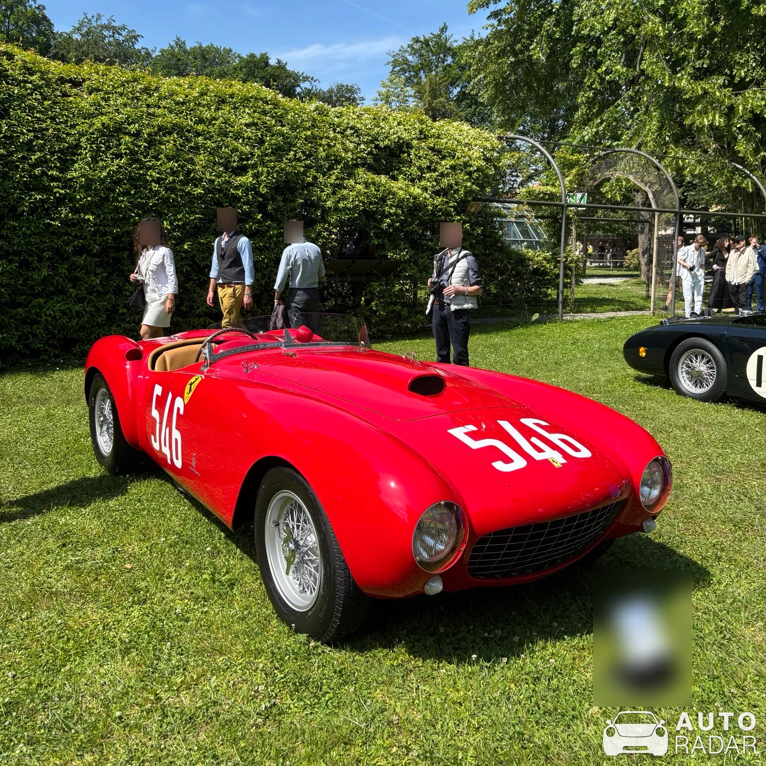 Ferrari 375 spotted in Cernobbio