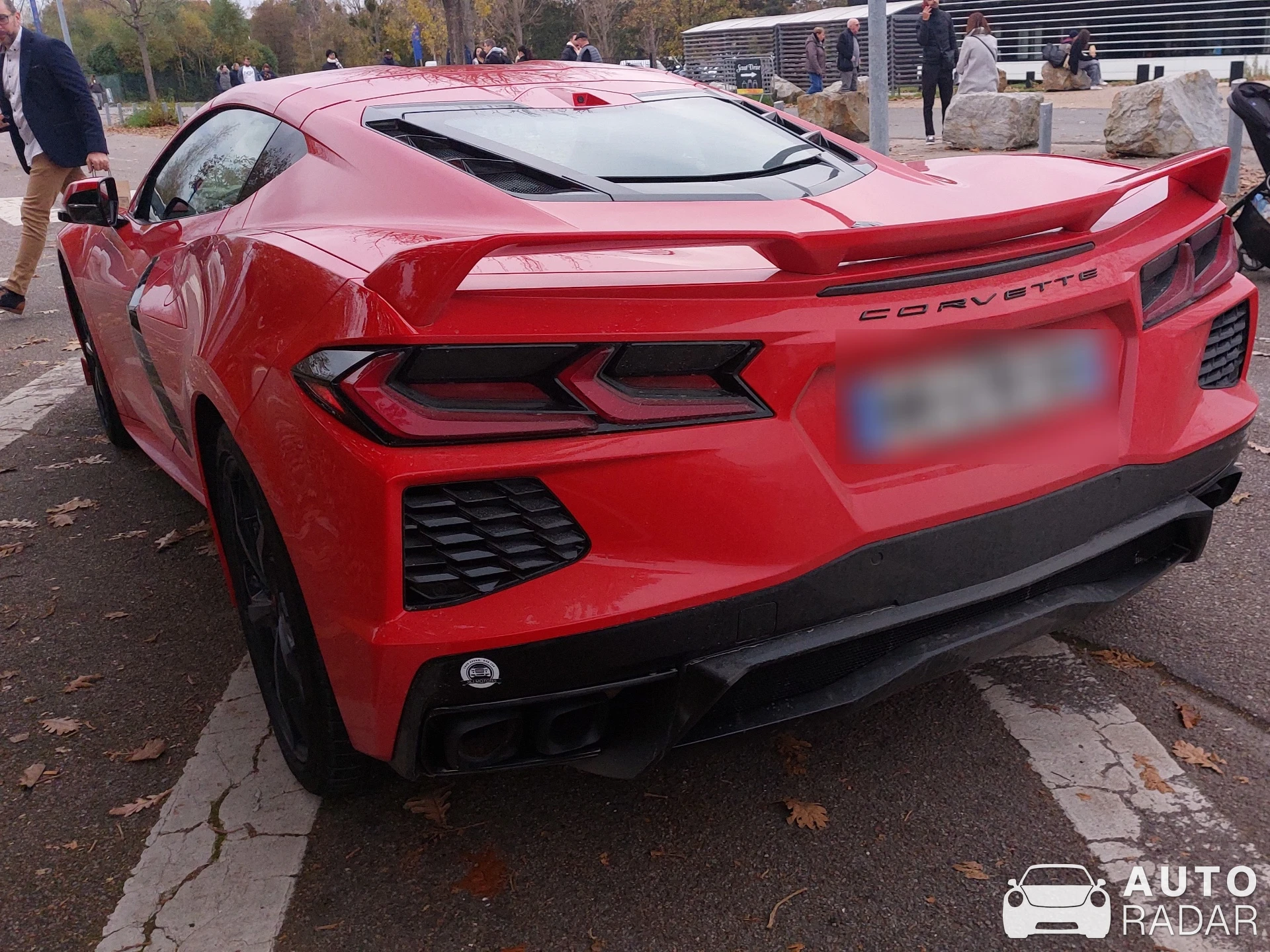 Chevrolet Corvette C8 spotted in Rouen, France