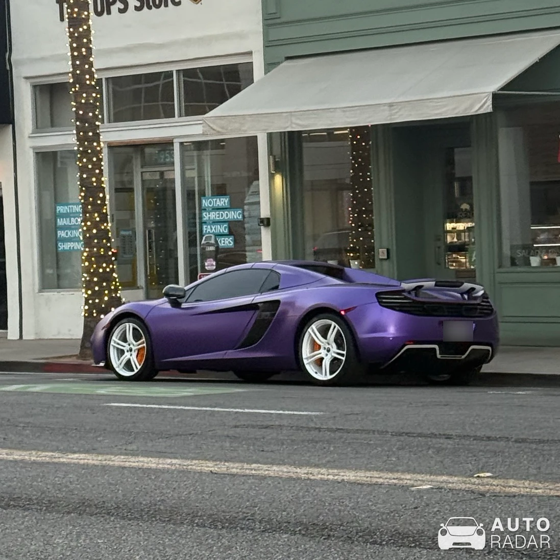 McLaren 50 12C Spider spotted in Beverly Hills