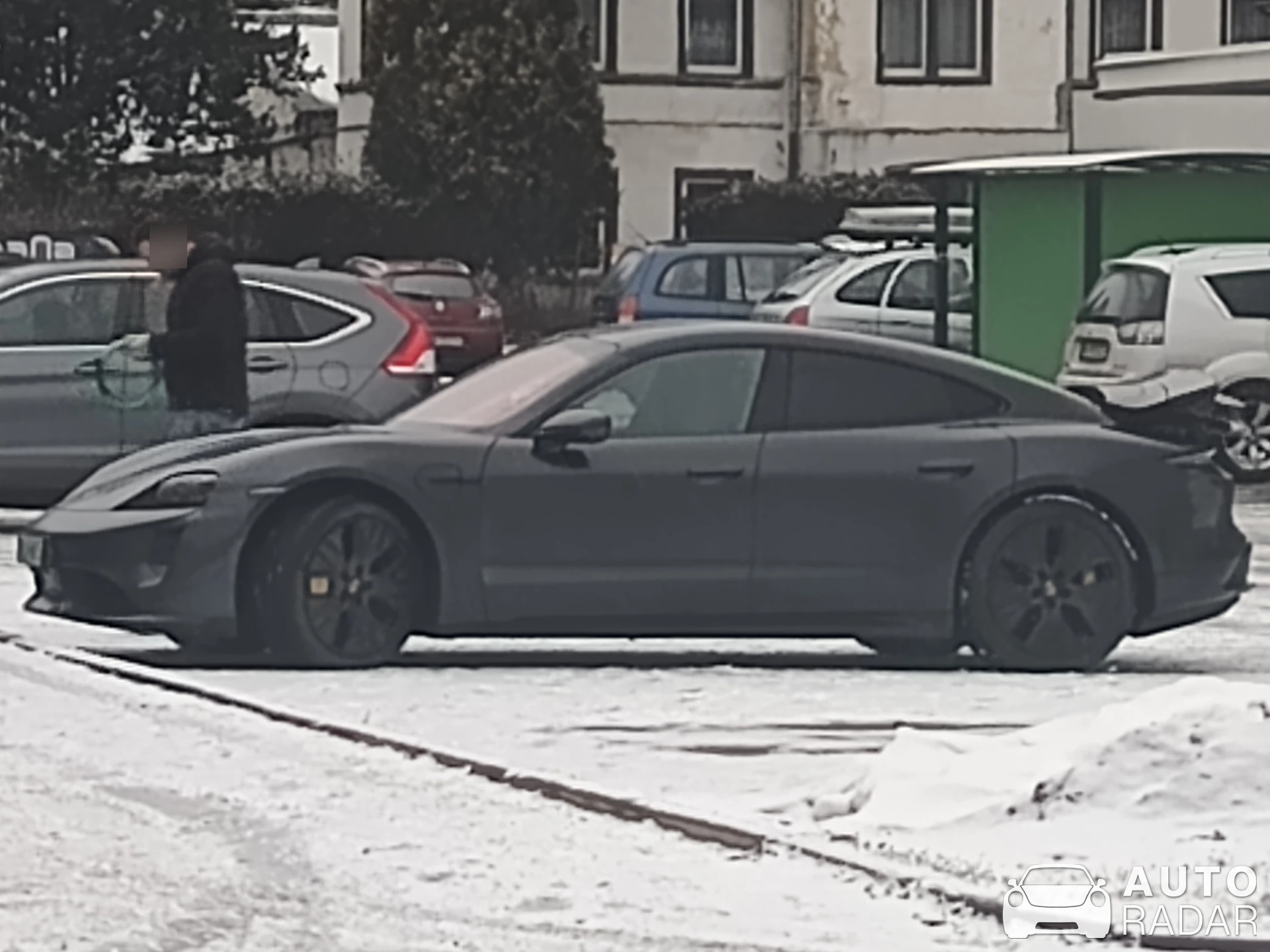 Porsche Taycan Turbo S spotted in Lwówek Śląski, Poland