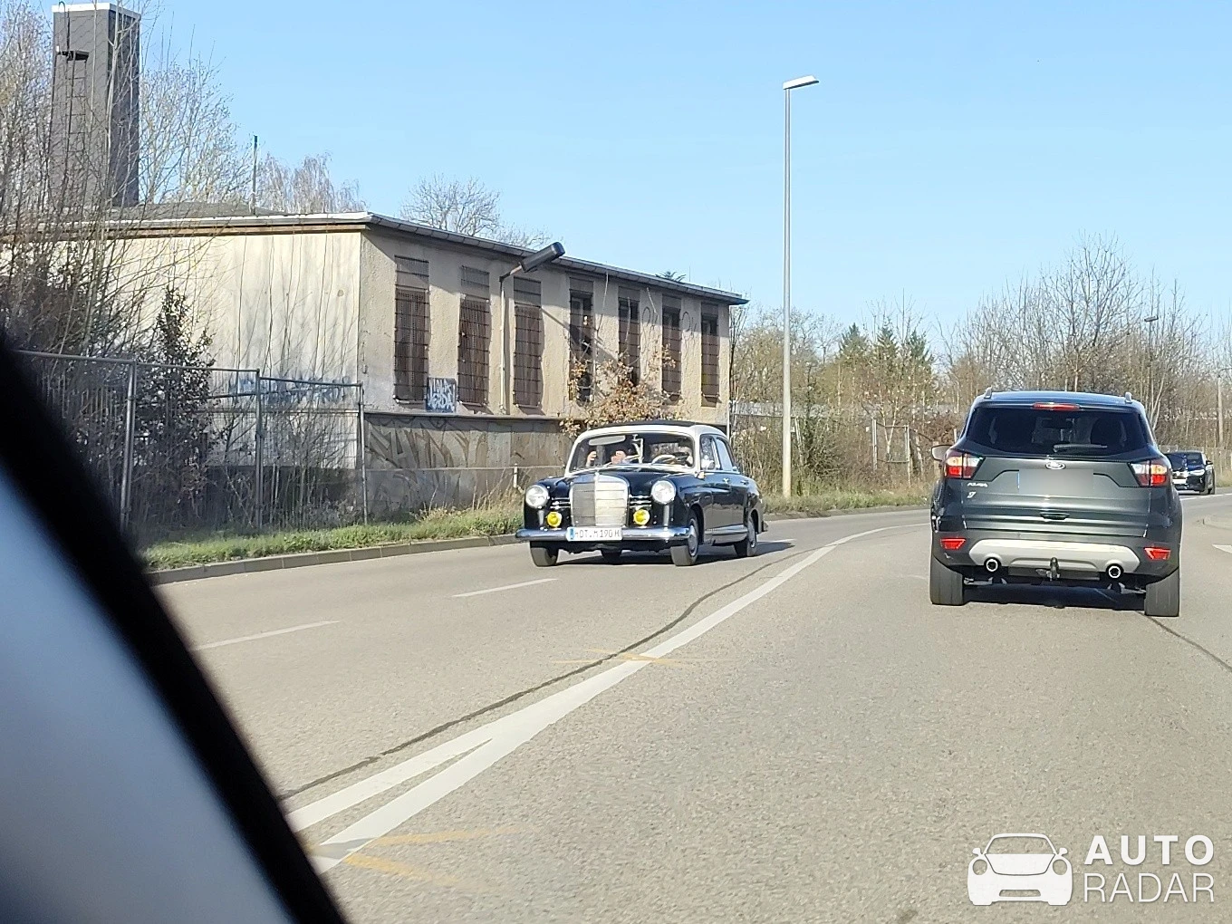 Mercedes-Benz W121 Ponton spotted in Chemnitz