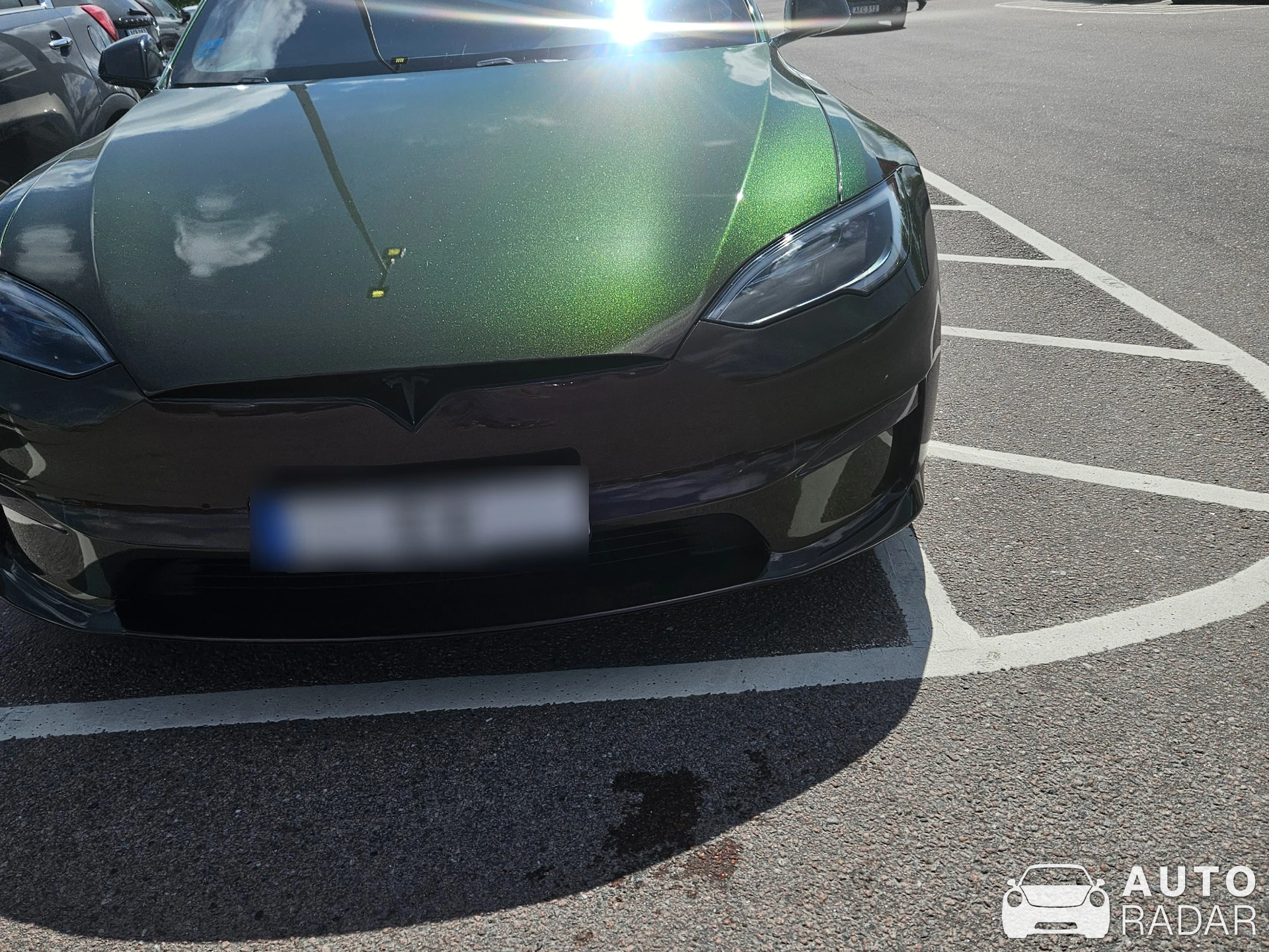 Tesla Model S spotted in Nödinge