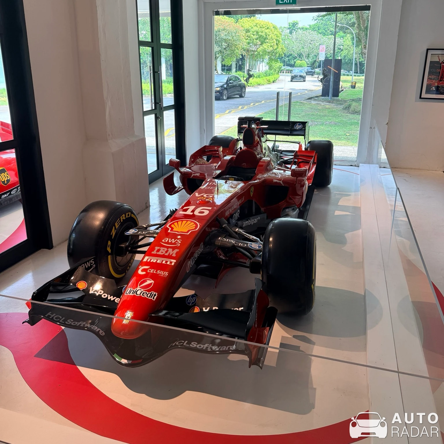 Ferrari F2008 spotted in Singapore