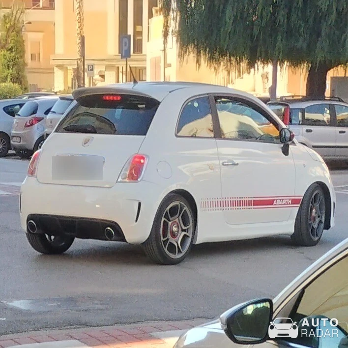 Abarth 595 spotted in Bitetto, Italy