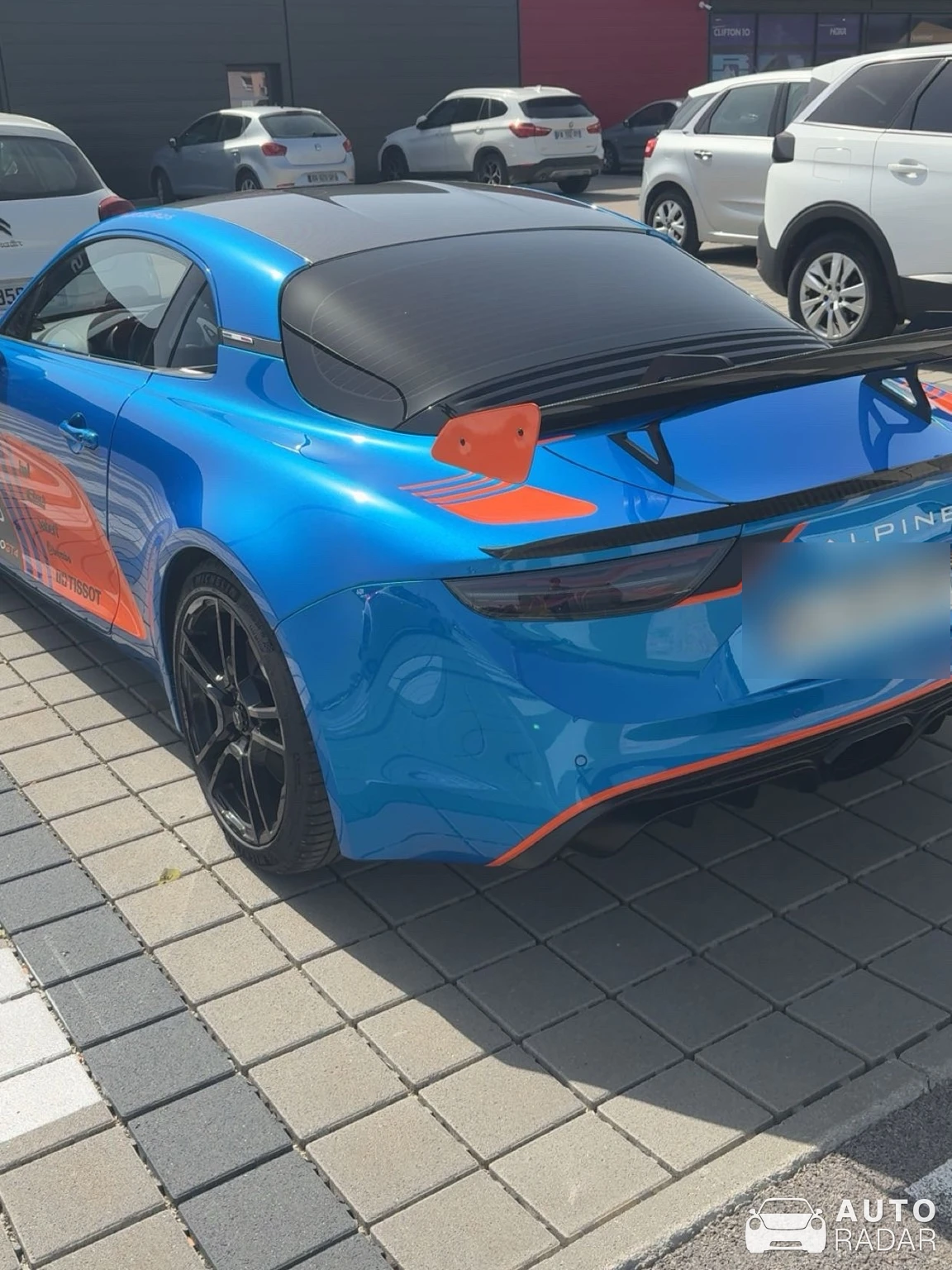 Alpine A110 Cup spotted in Pontarlier
