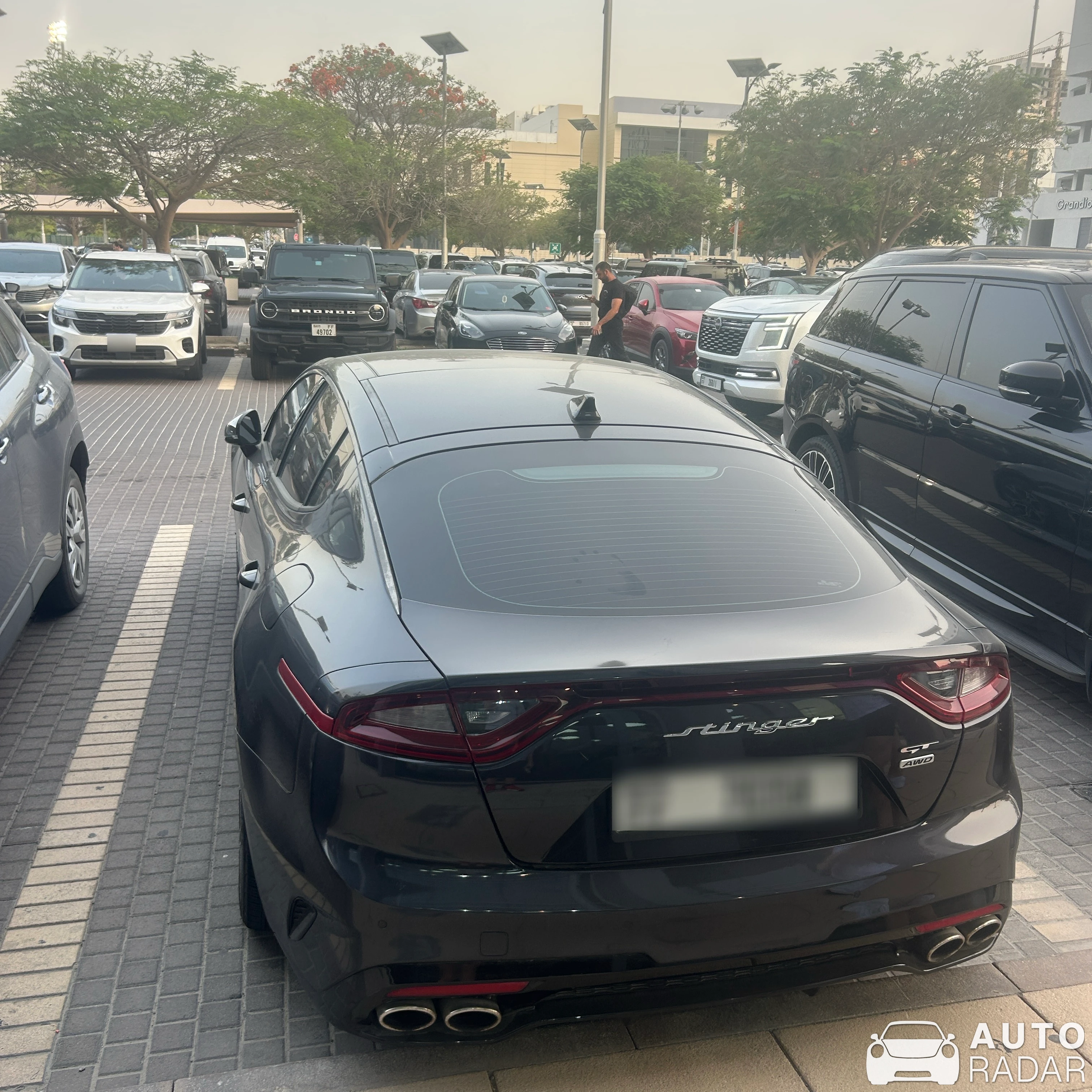 Kia Stinger spotted in Dubai