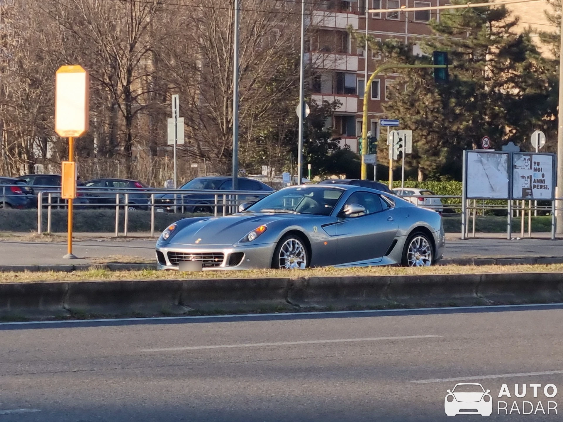 Ferrari 599 GTB Fiorano spotted in Milano, Italia