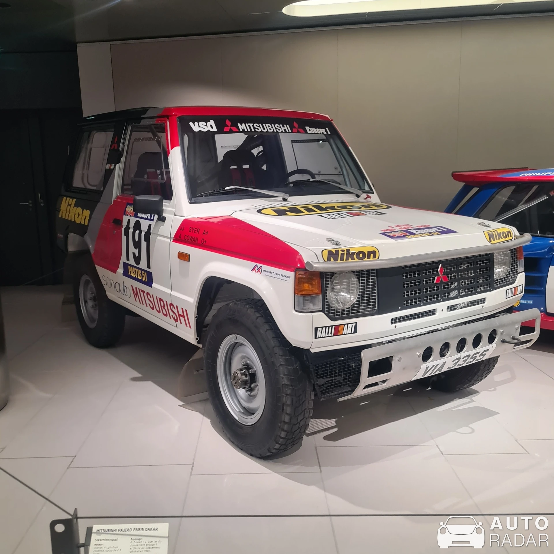 Mitsubishi Pajero Paris-Dakar spotted in Monaco