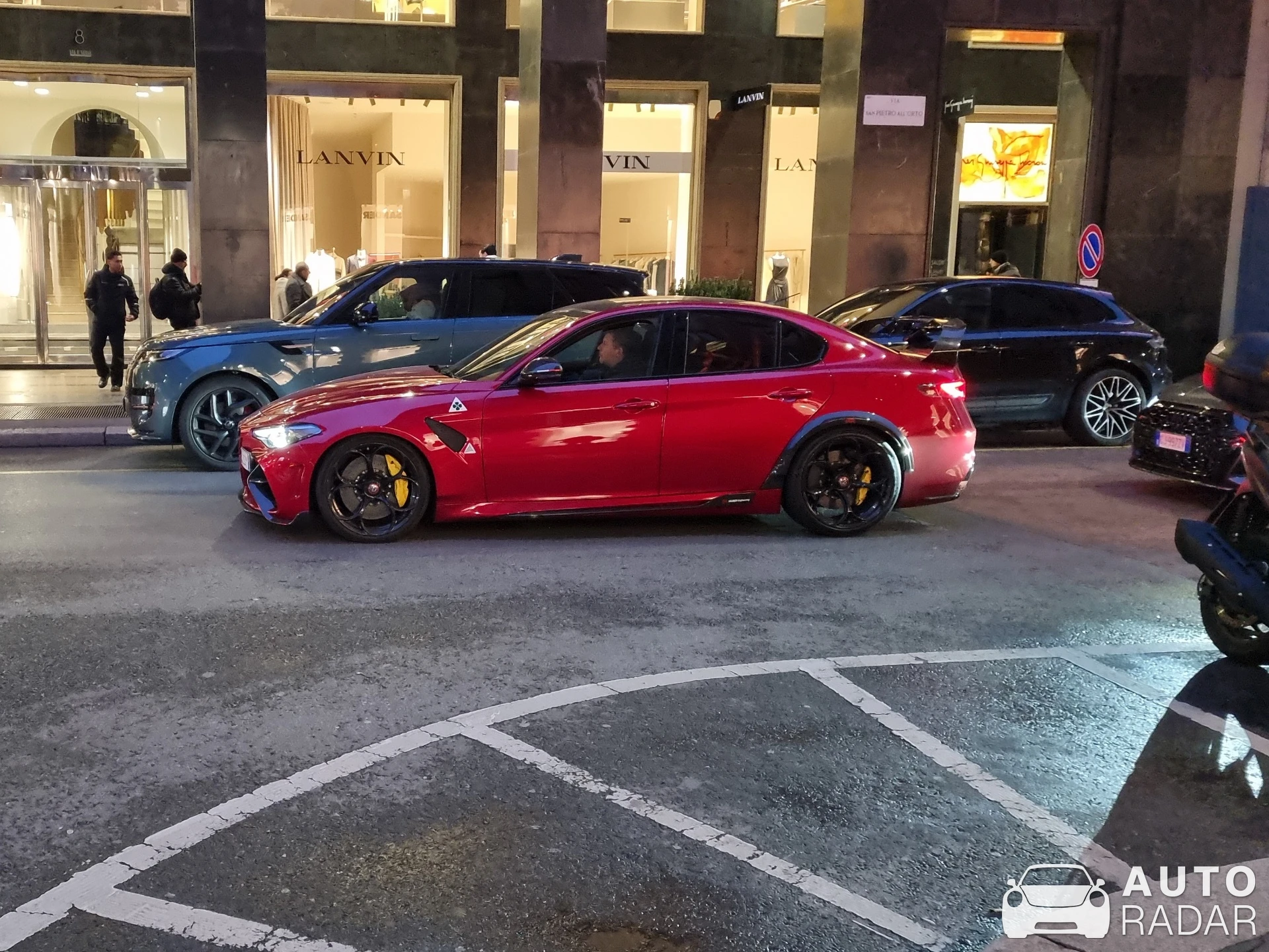 Alfa Romeo Giulia GTAm spotted in Milano, Italy