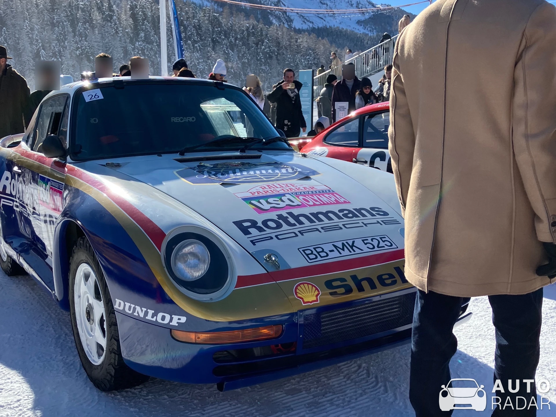 Porsche 959 Dakar spotted in St. Moritz