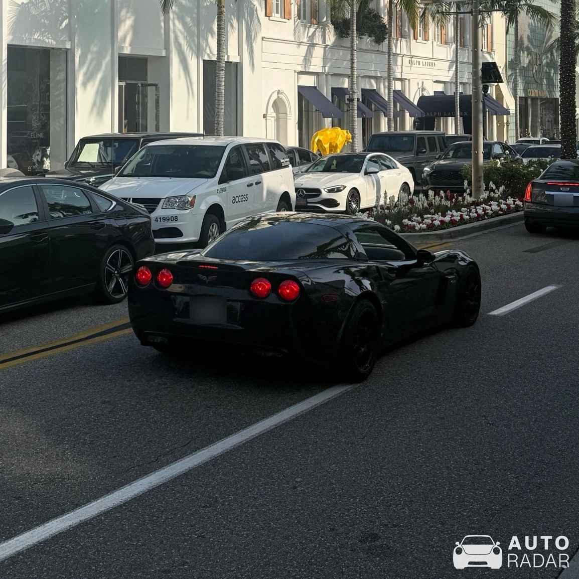 Chevrolet Corvette C6 Z06 Hardtop spotted in Beverly Hills