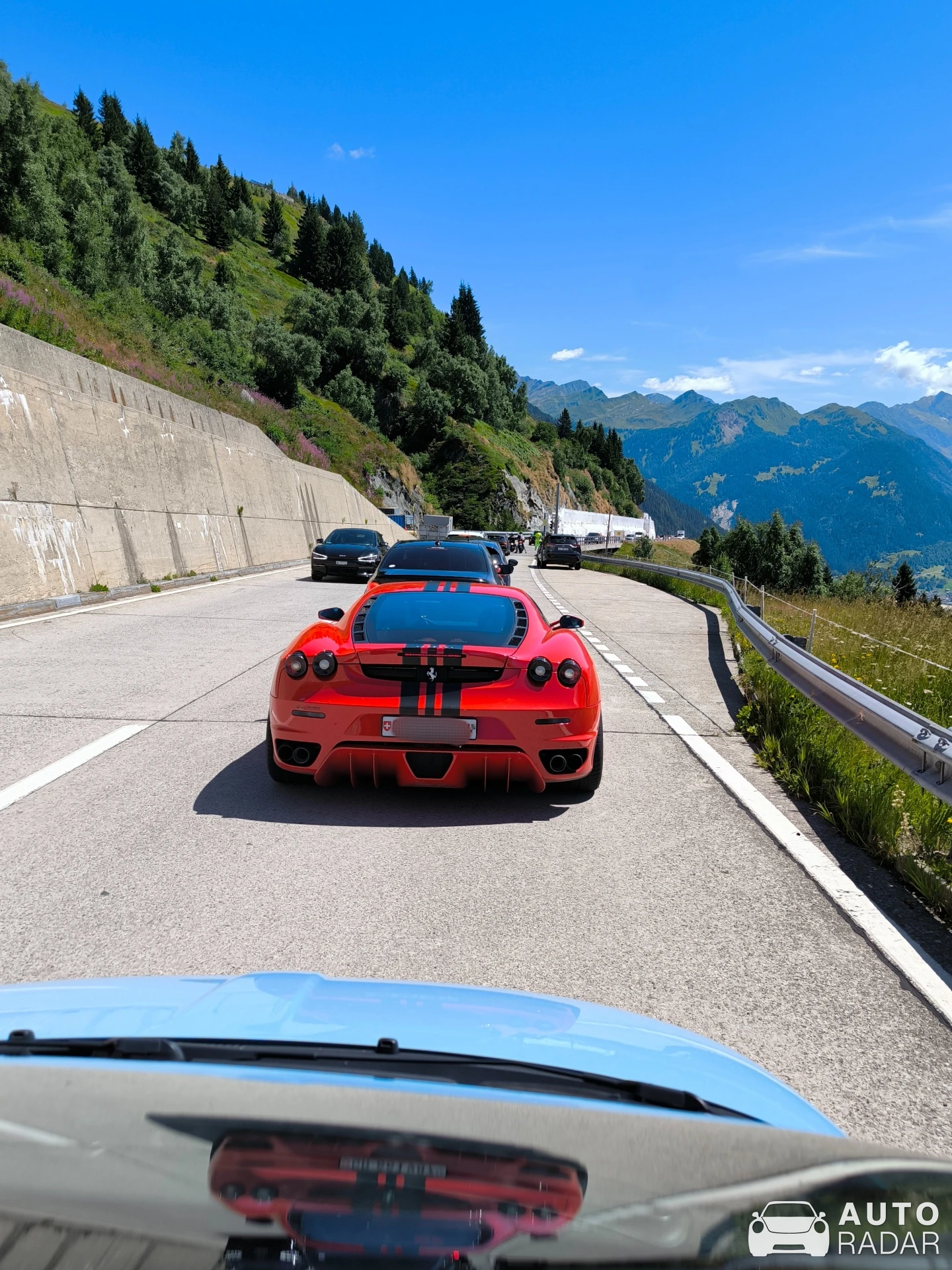 Ferrari F430 GT3 Scuderia spotted in Airolo