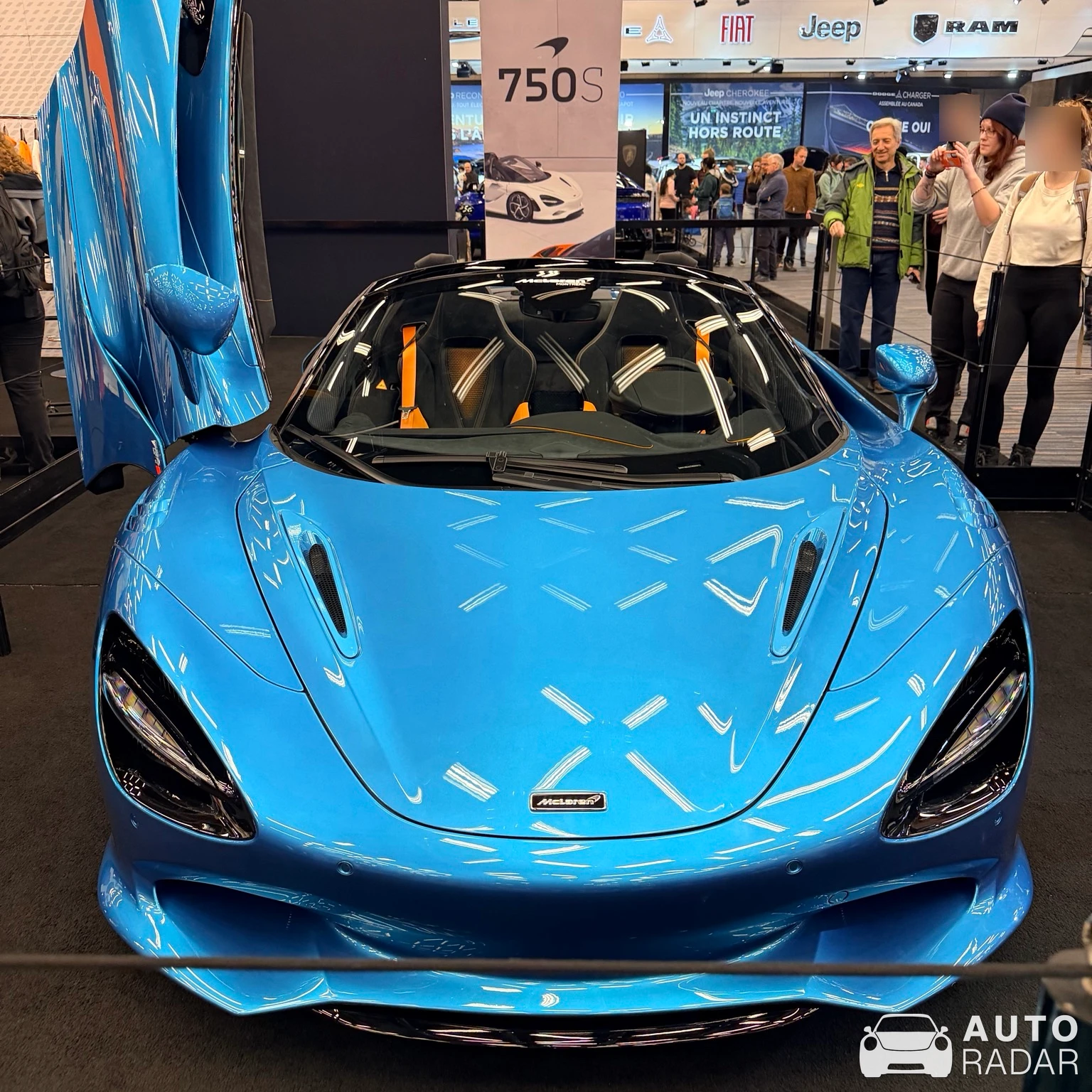 McLaren 750S Spider spotted in Montréal, Canada