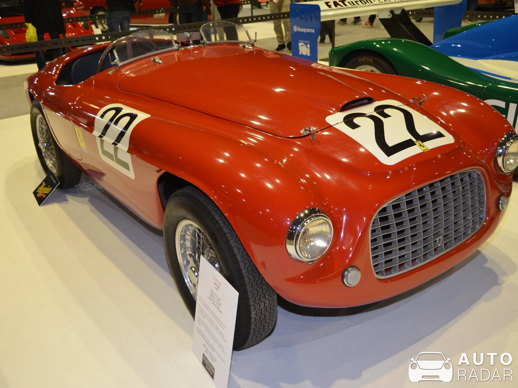 Ferrari 166 MM Touring Barchetta spotted in Avignon