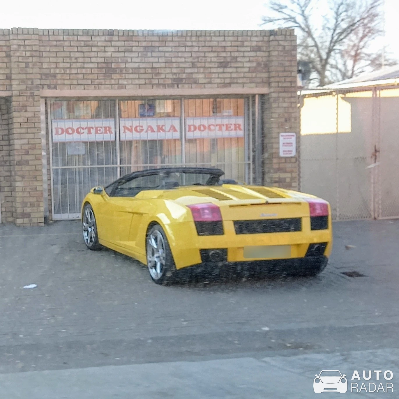 Lamborghini Gallardo LP550-2 Spyder spotted in Bethlehem, South Africa