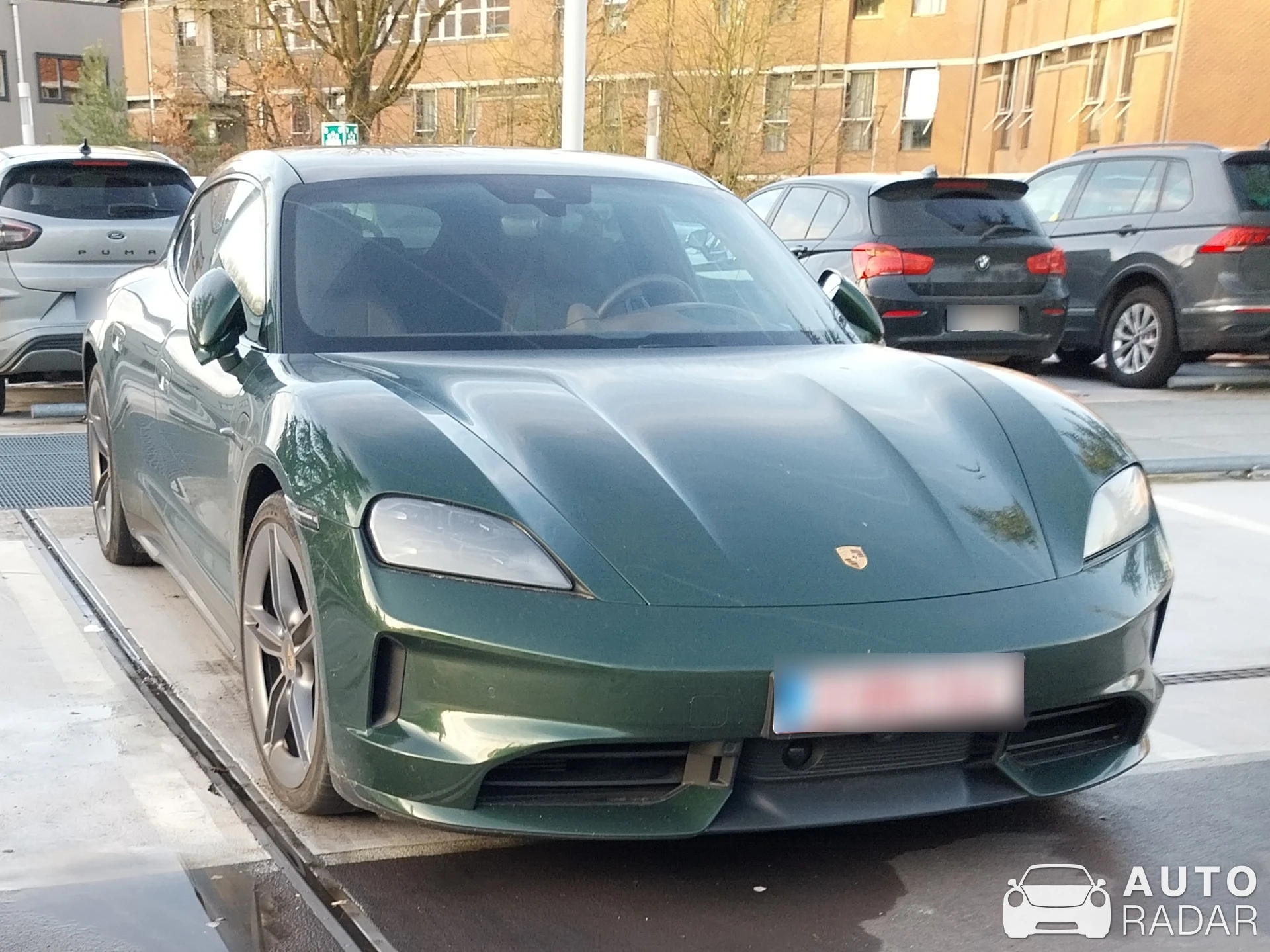 Porsche Taycan spotted in Genk, Belgium
