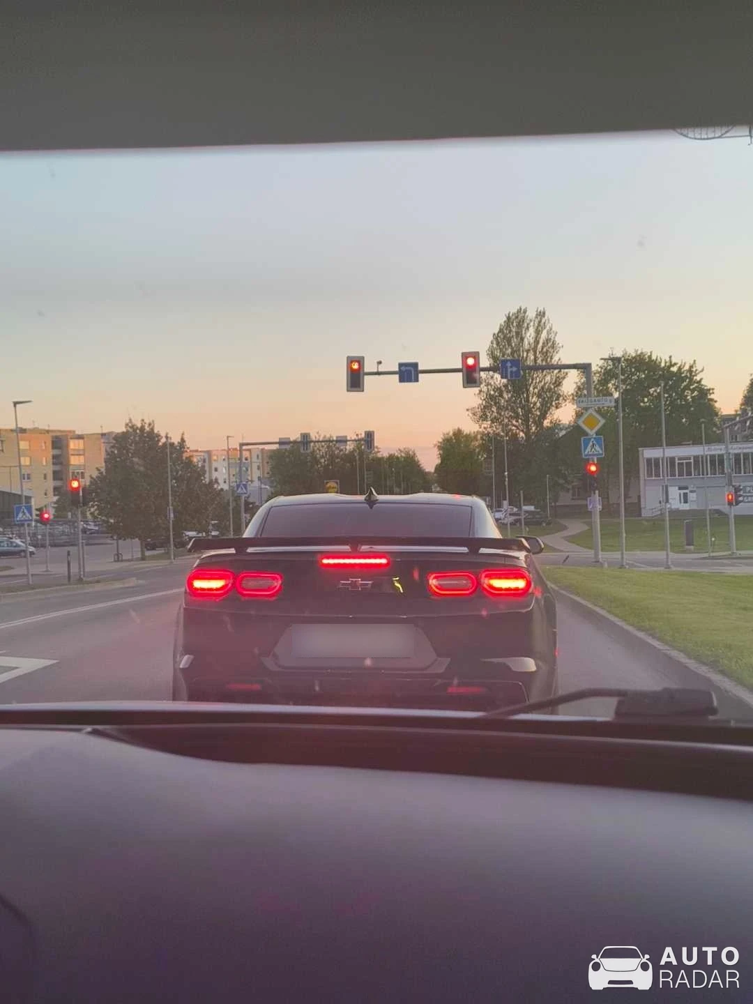 Chevrolet Camaro SS spotted in Utena