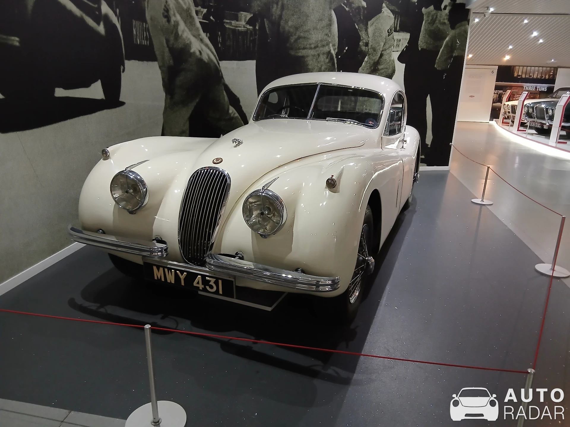 Jaguar XK120 spotted in Coventry