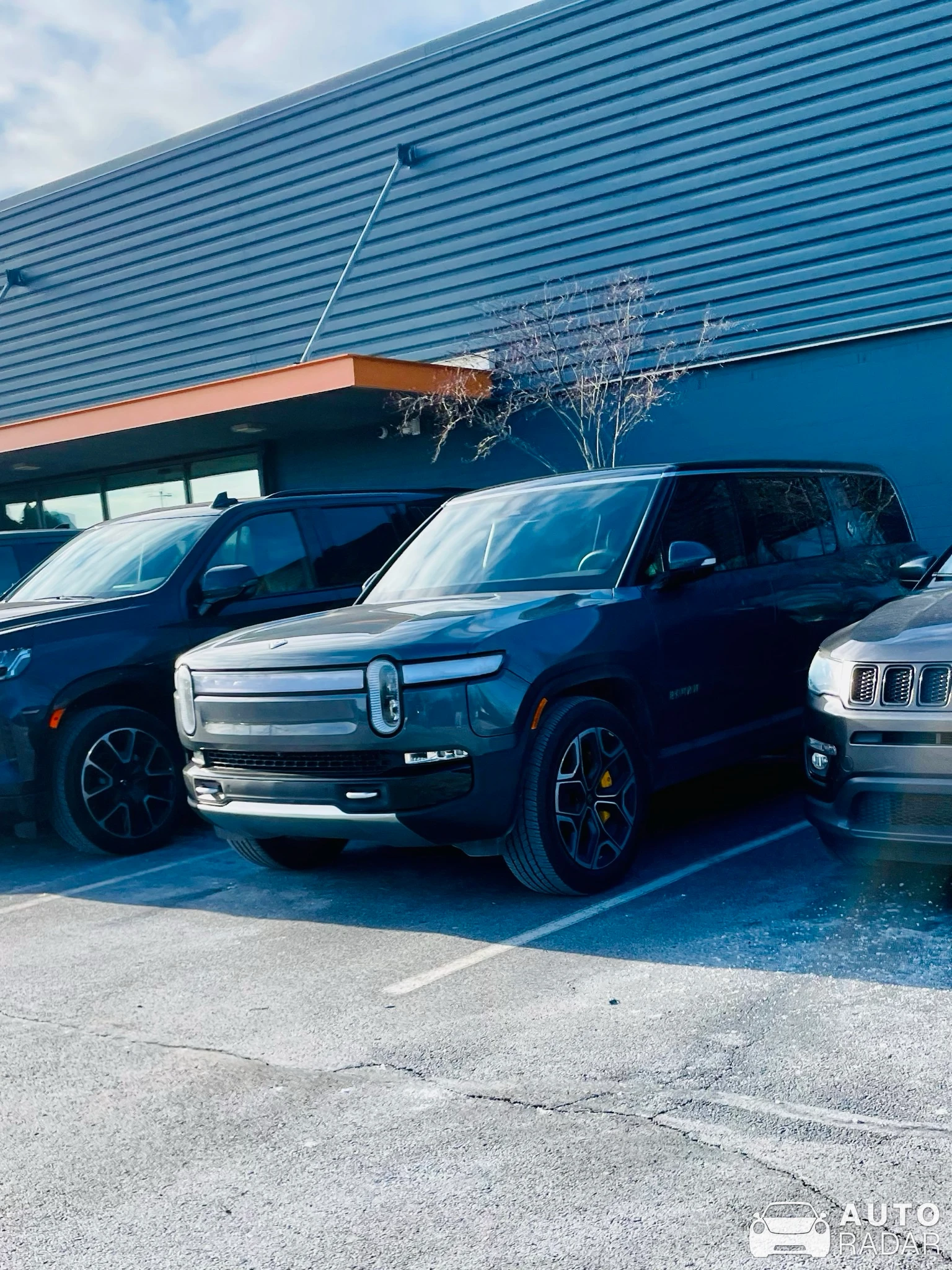 Rivian R1S spotted in Mason
