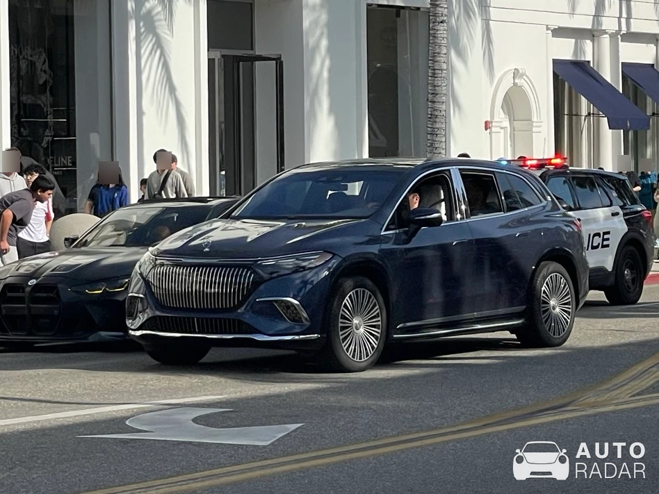 Mercedes-Maybach EQS spotted in Beverly Hills