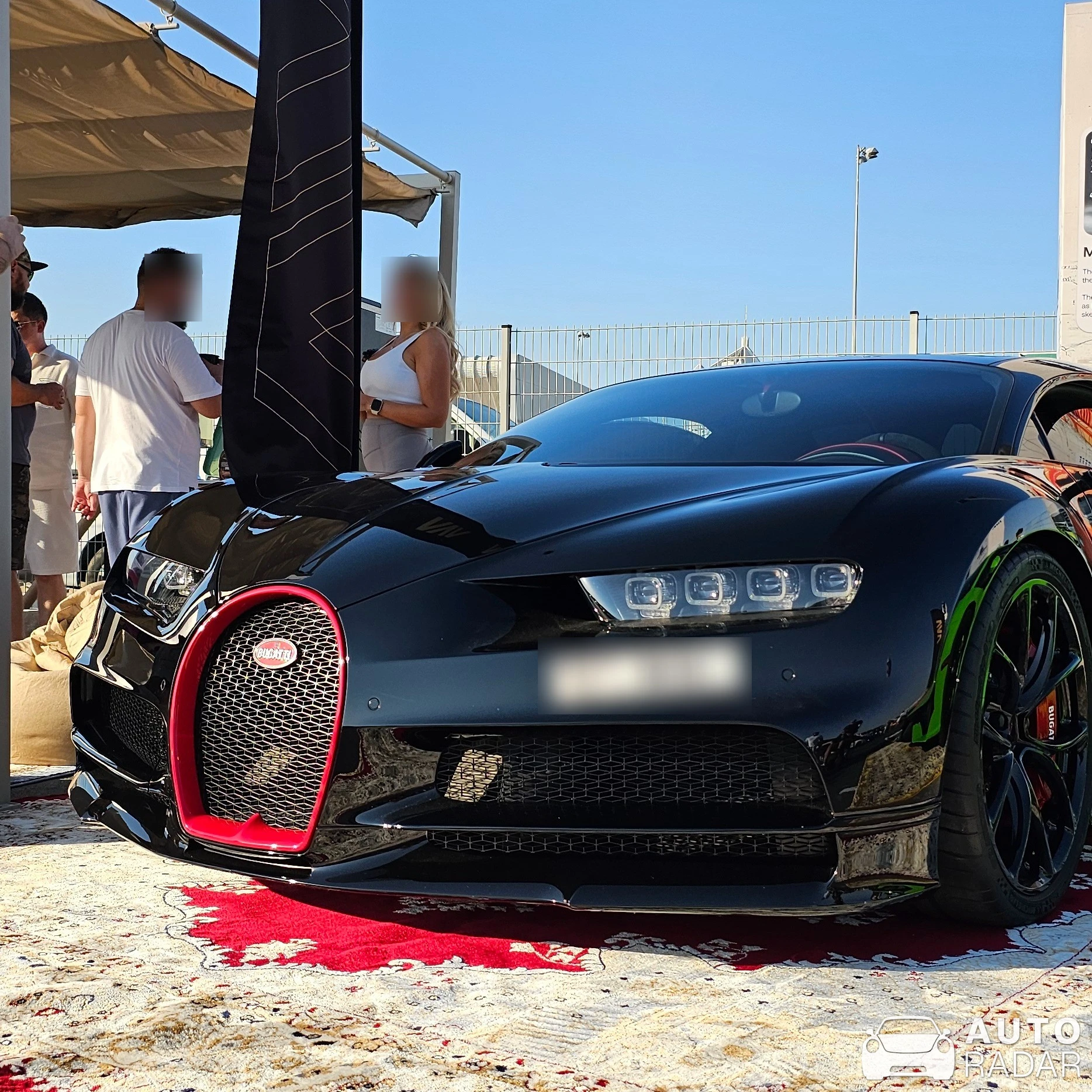 Bugatti Chiron spotted in Dubai, United Arab Emirates