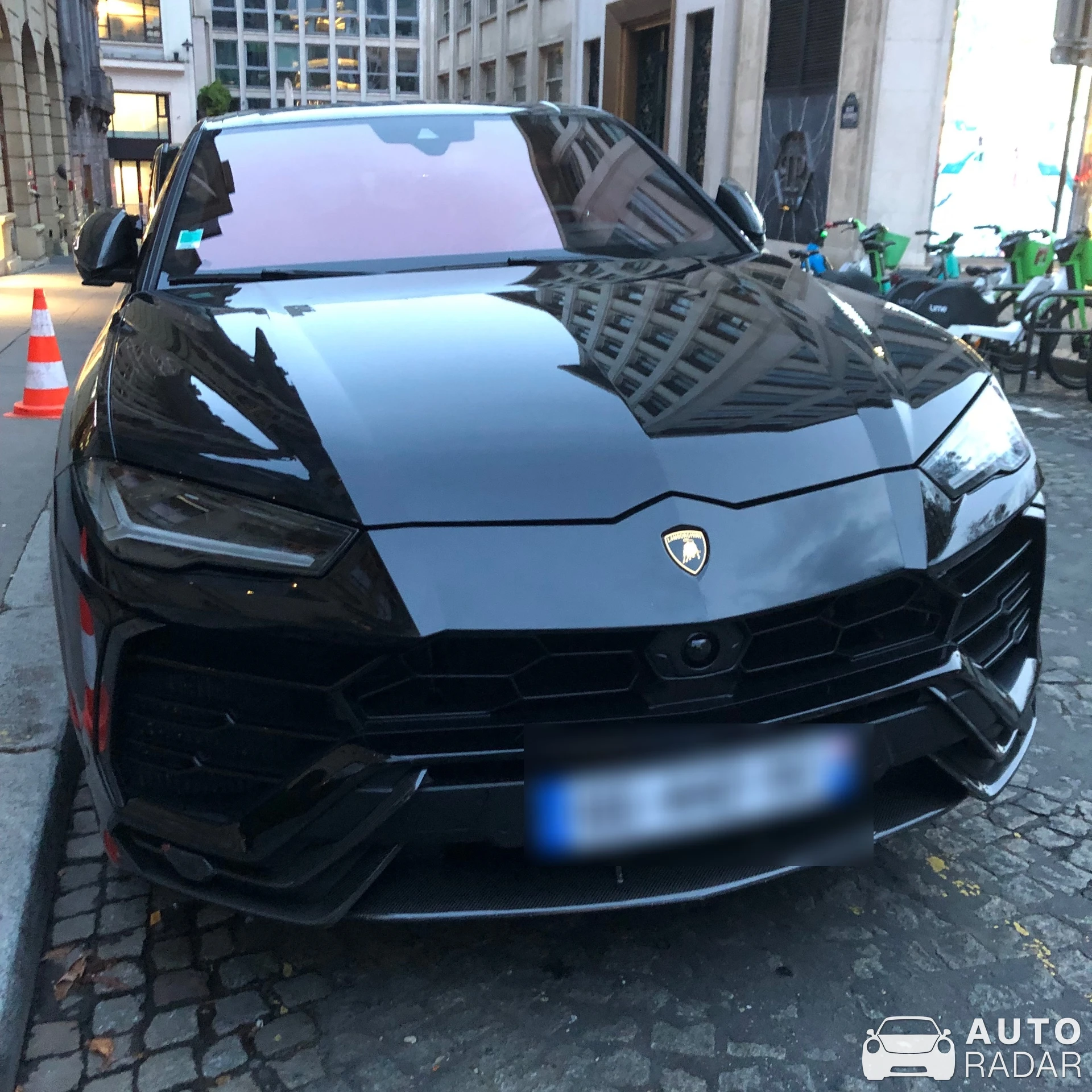 Lamborghini Urus spotted in Paris, France