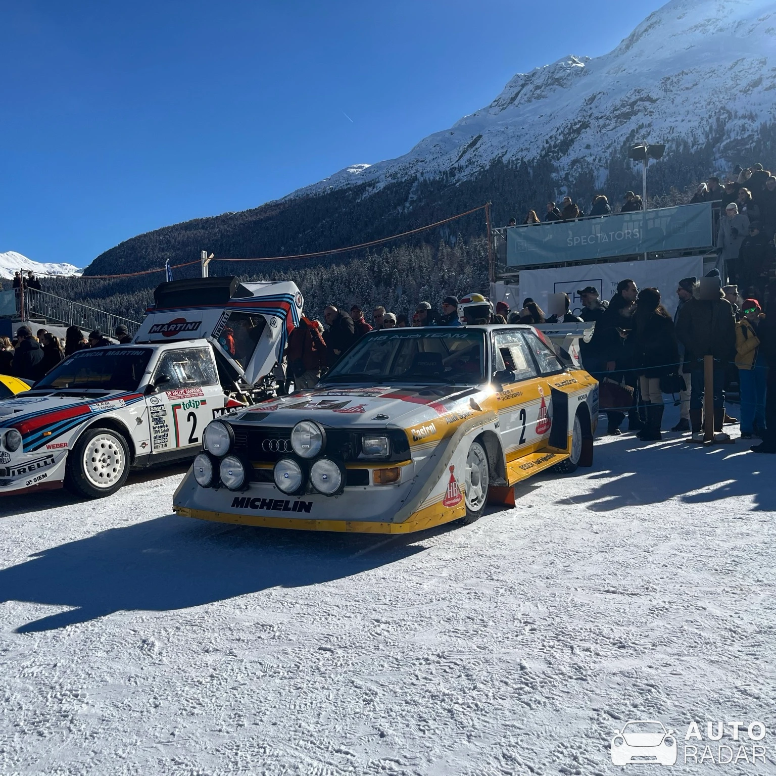 Audi Sport Quattro S1 spotted in Sankt Moritz, Svizzera