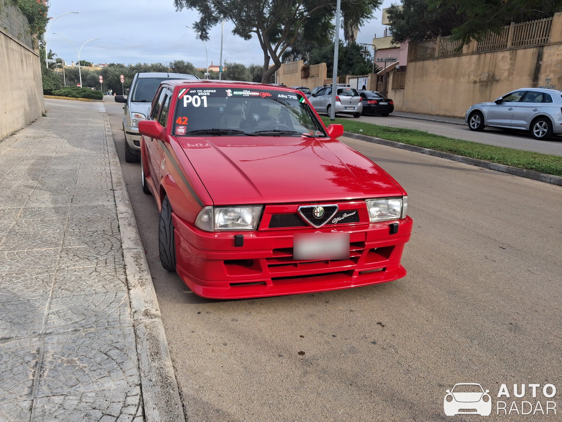 Alfa Romeo 75 3.0 V6 spotted in Sassari