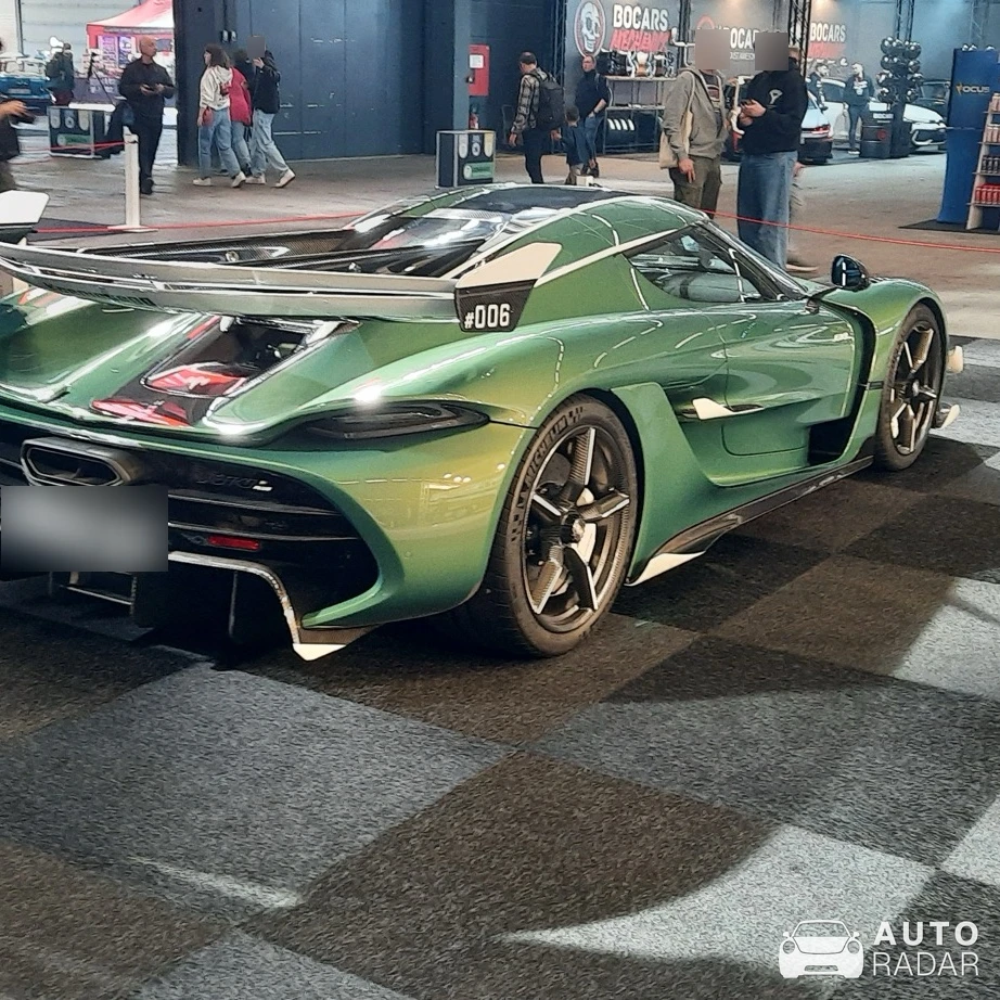 Koenigsegg Jesko Attack Plus spotted in Ghent