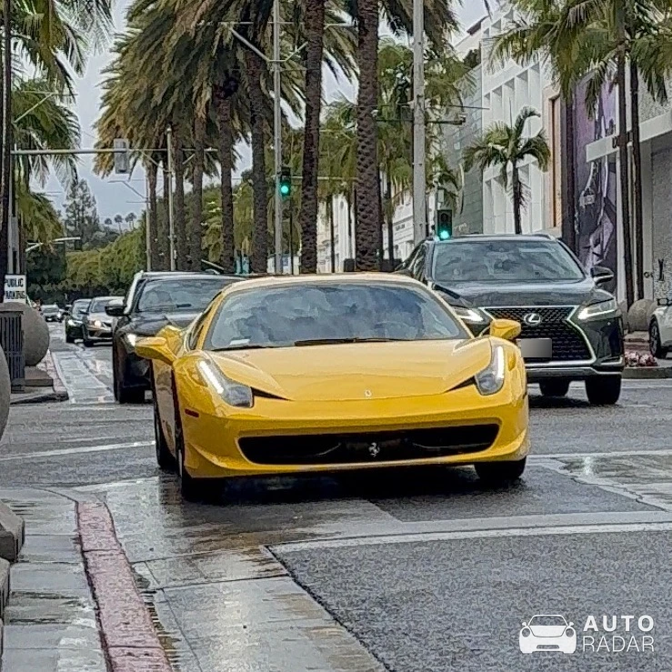 Ferrari 458 Italia spotted in Beverly Hills, United States