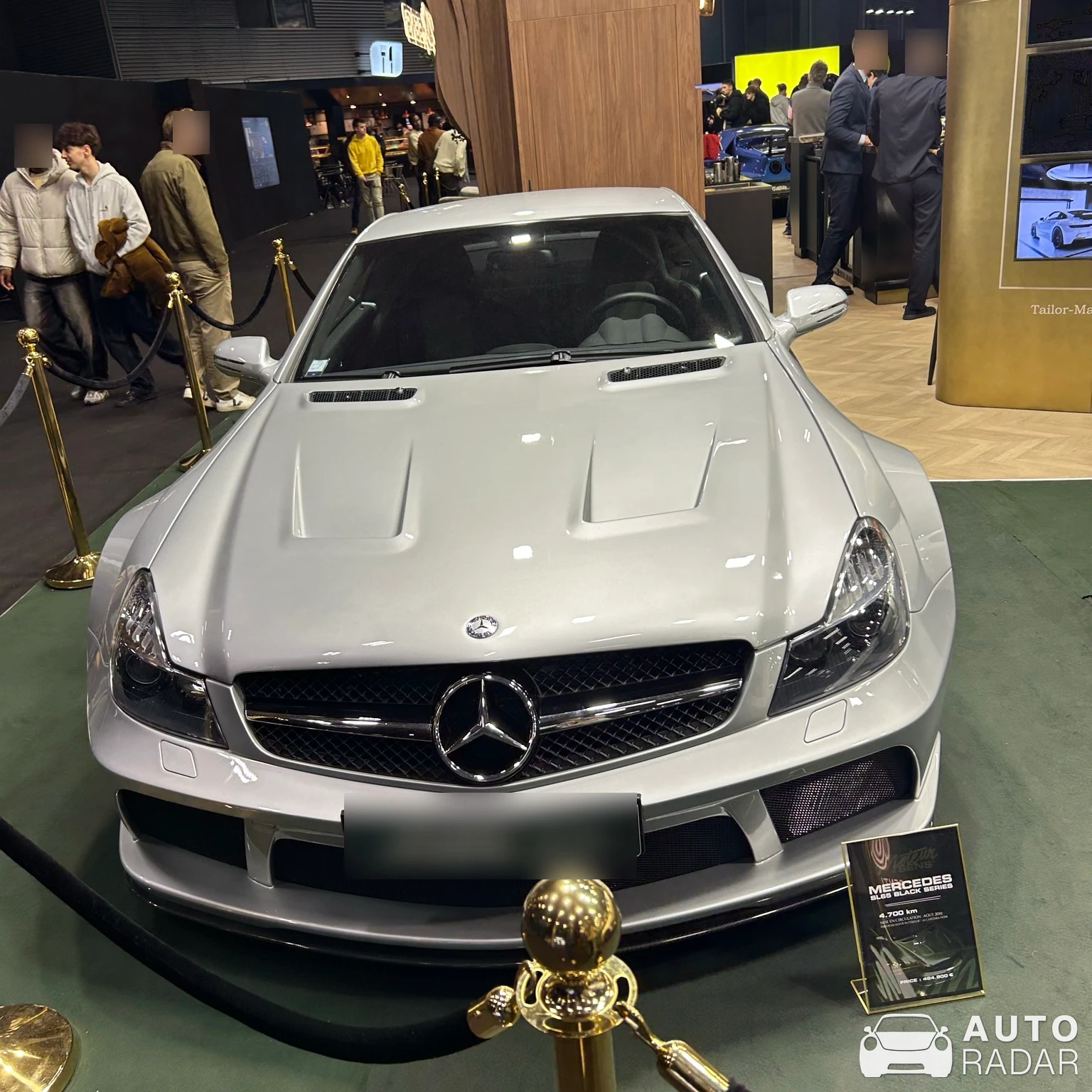 Mercedes-Benz SL 65 AMG Black Series spotted in Paris, France