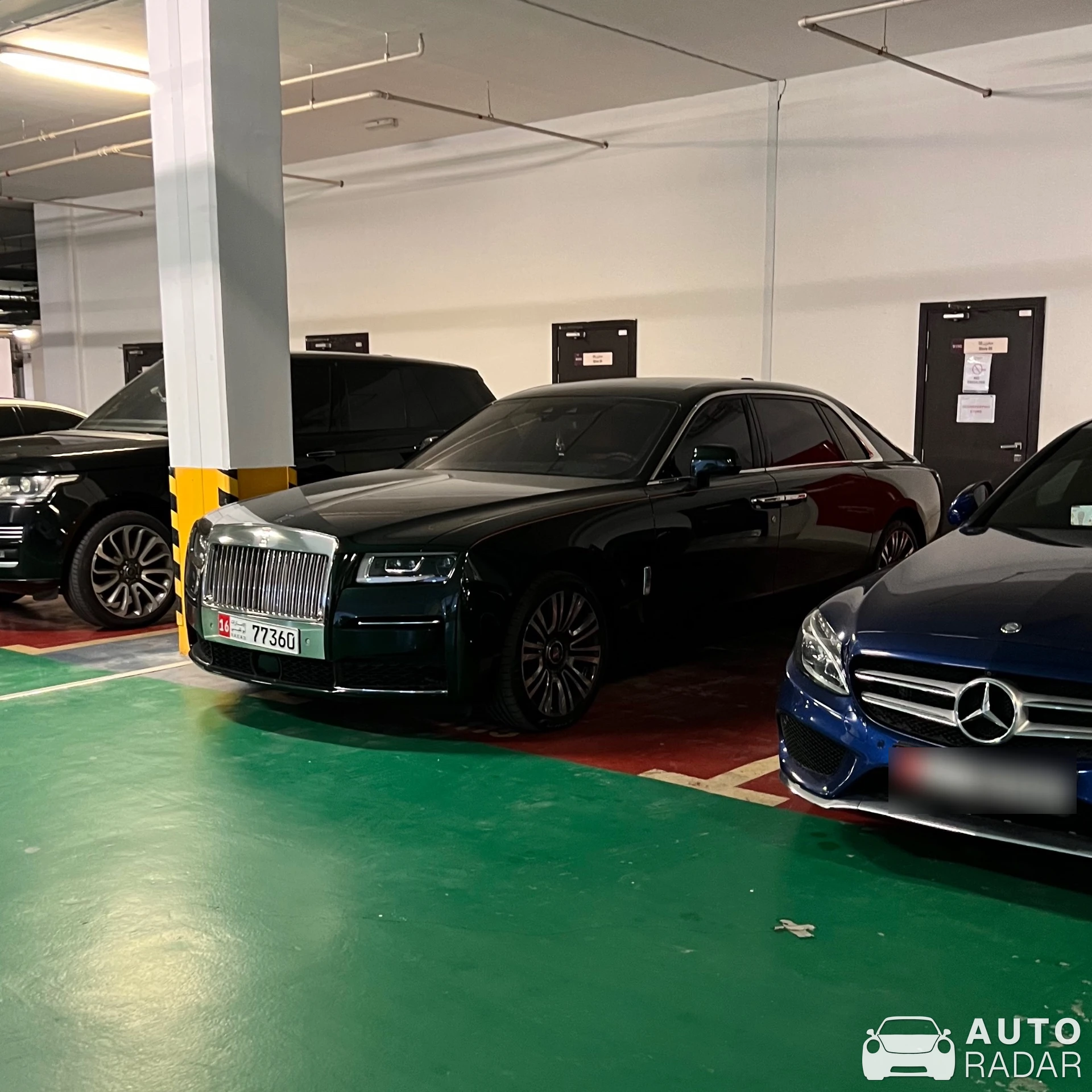 Rolls-Royce Ghost spotted in Abu Dhabi, United Arab Emirates