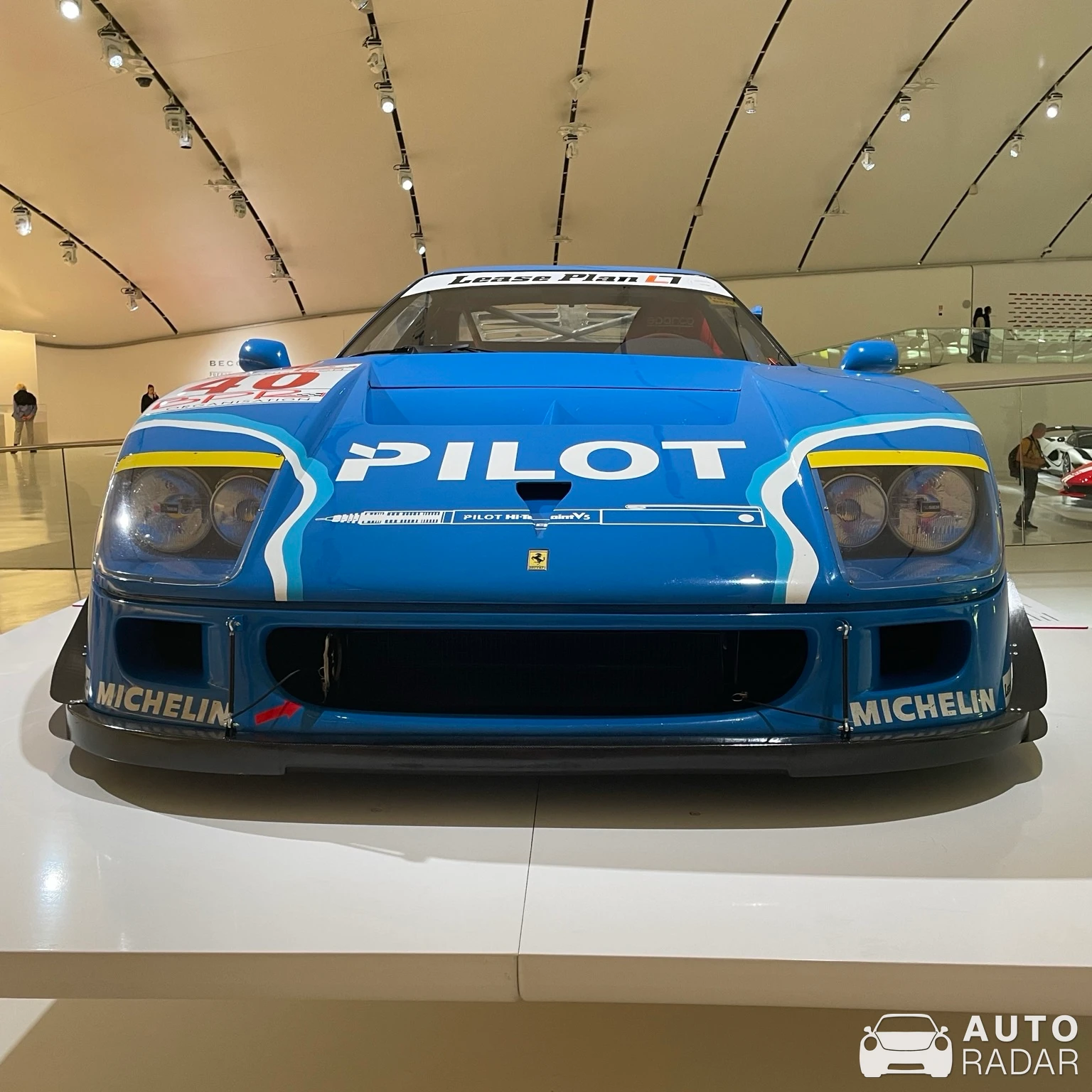 Ferrari F40 LM Michelotto spotted in Modena