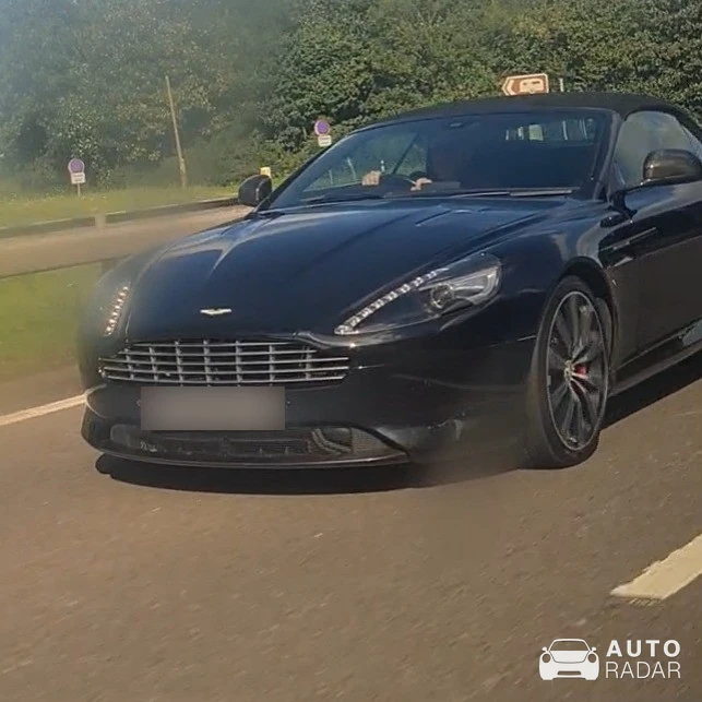 Aston Martin DB9 Volante spotted in Wales, United Kingdom
