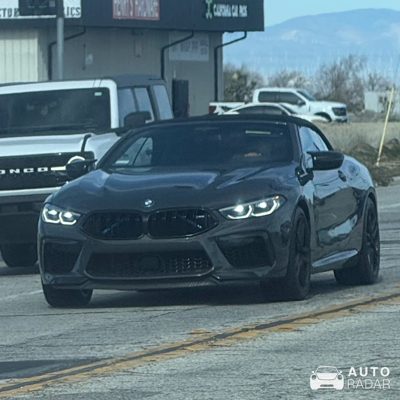 BMW M8 F91 Convertible Competition spotted in Palmdale