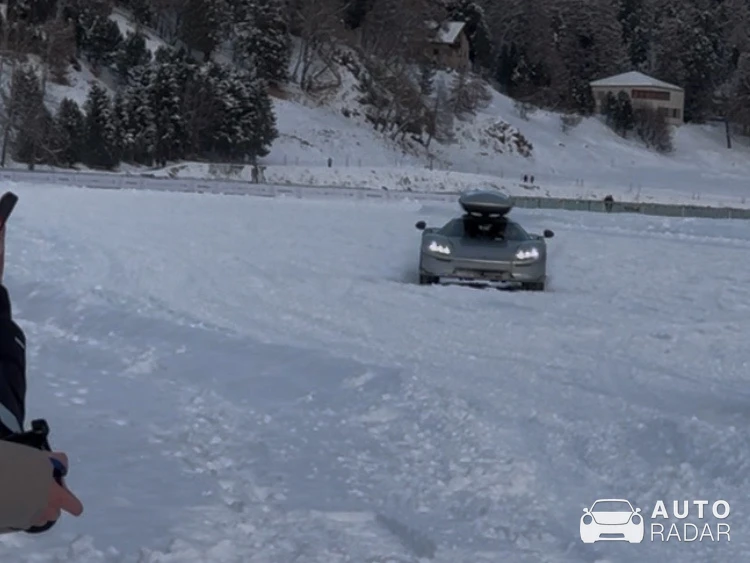 Koenigsegg CC850 spotted in St. Moritz, Switzerland