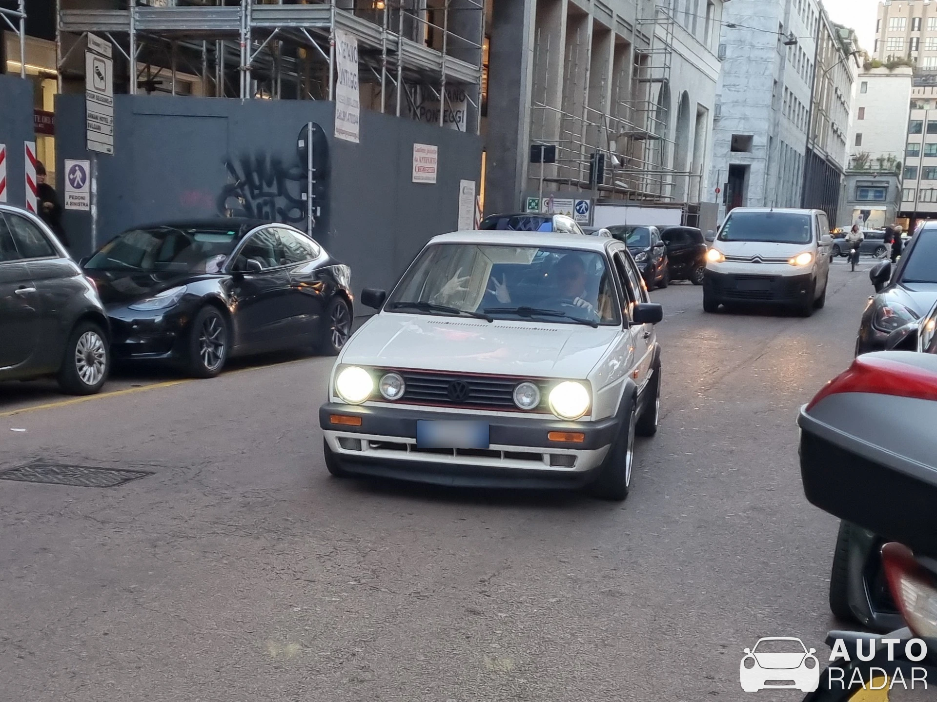 Volkswagen Golf GTI spotted in Milano, Italy