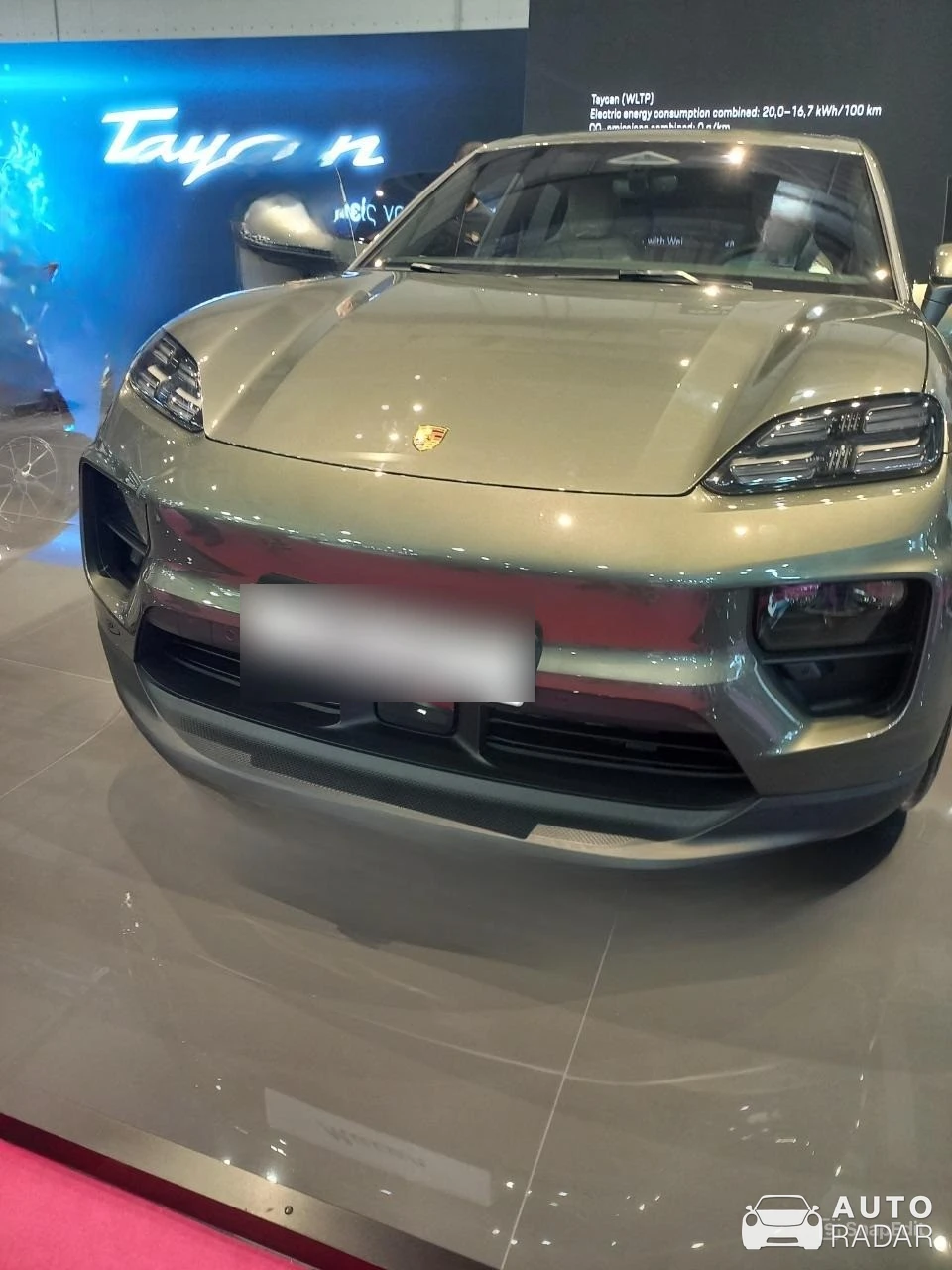 Porsche Macan EV spotted in Spata, Greece