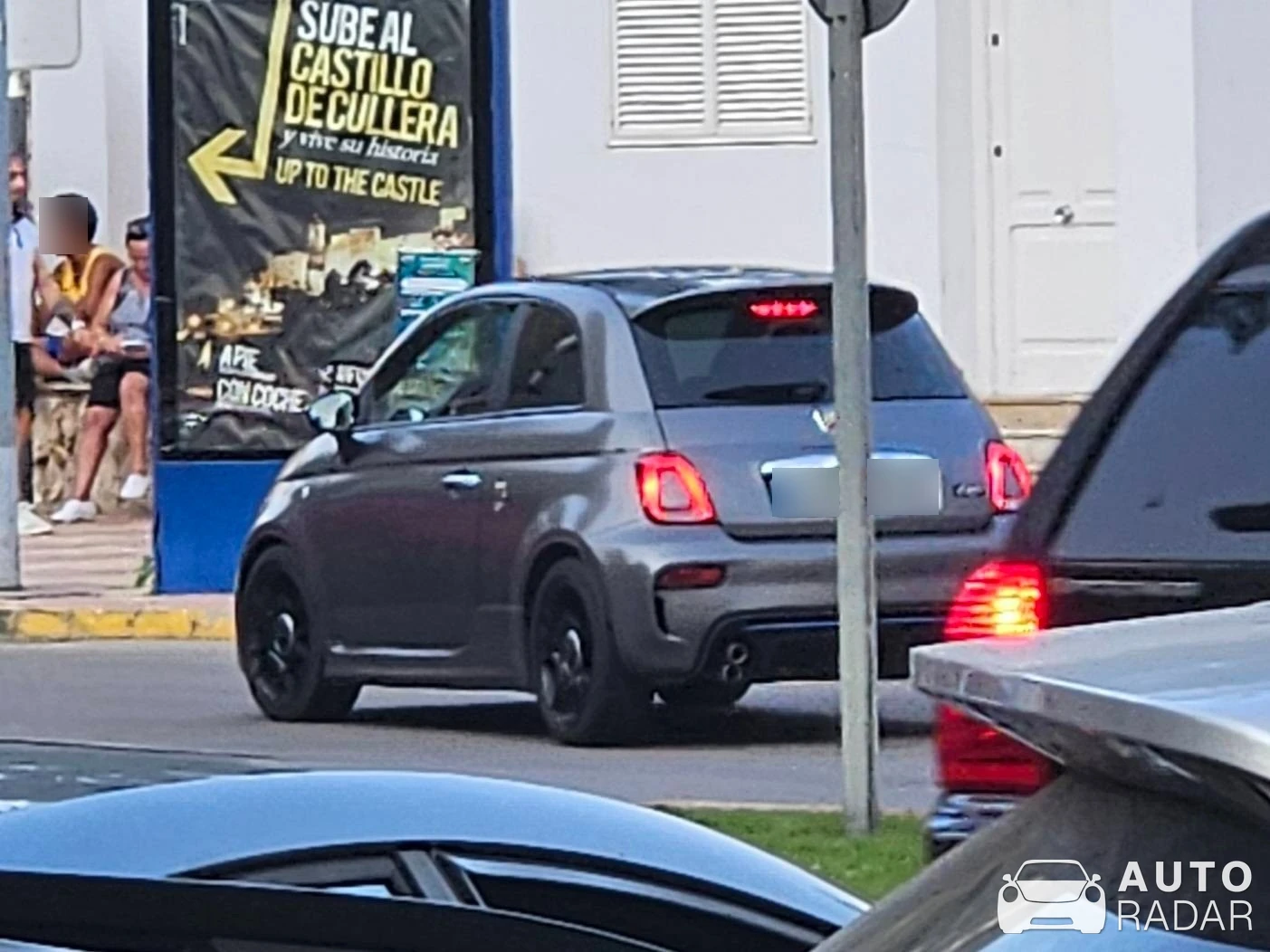 Abarth 595 Pista spotted in Cullera, Spain