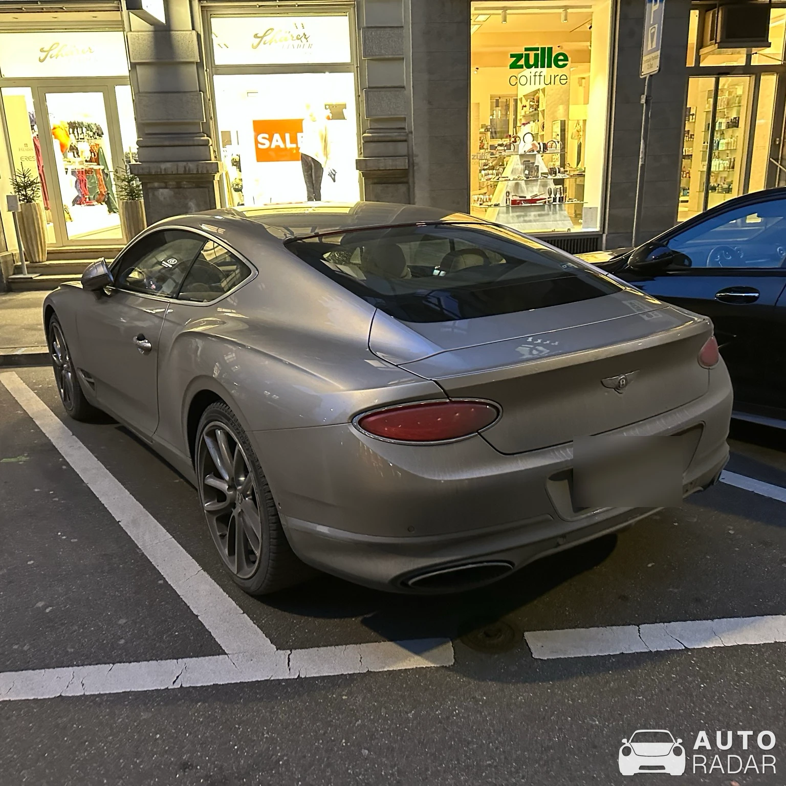 Bentley Continental GT spotted in Zürich, Schweiz