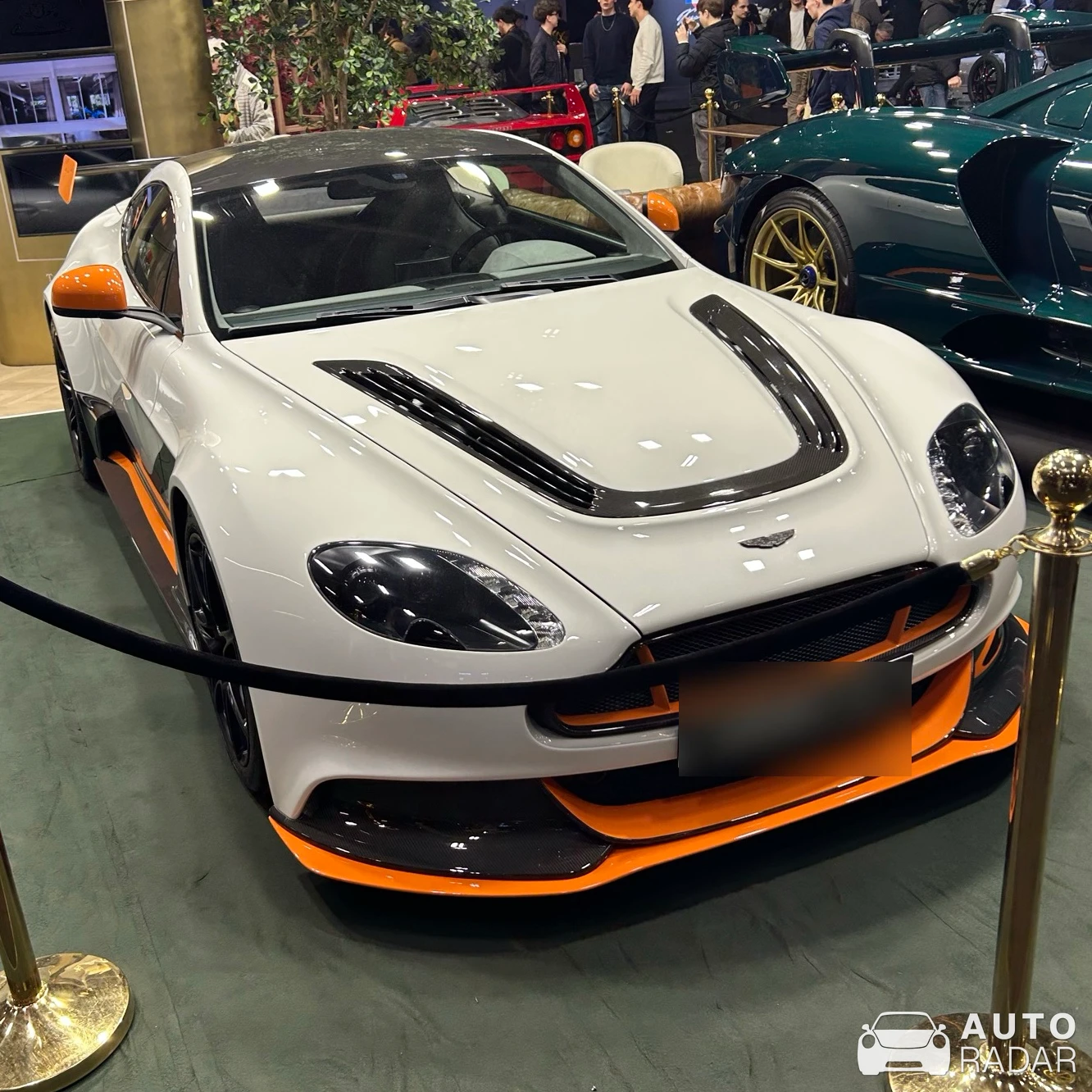 Aston Martin Vantage GT12 spotted in Paris, France