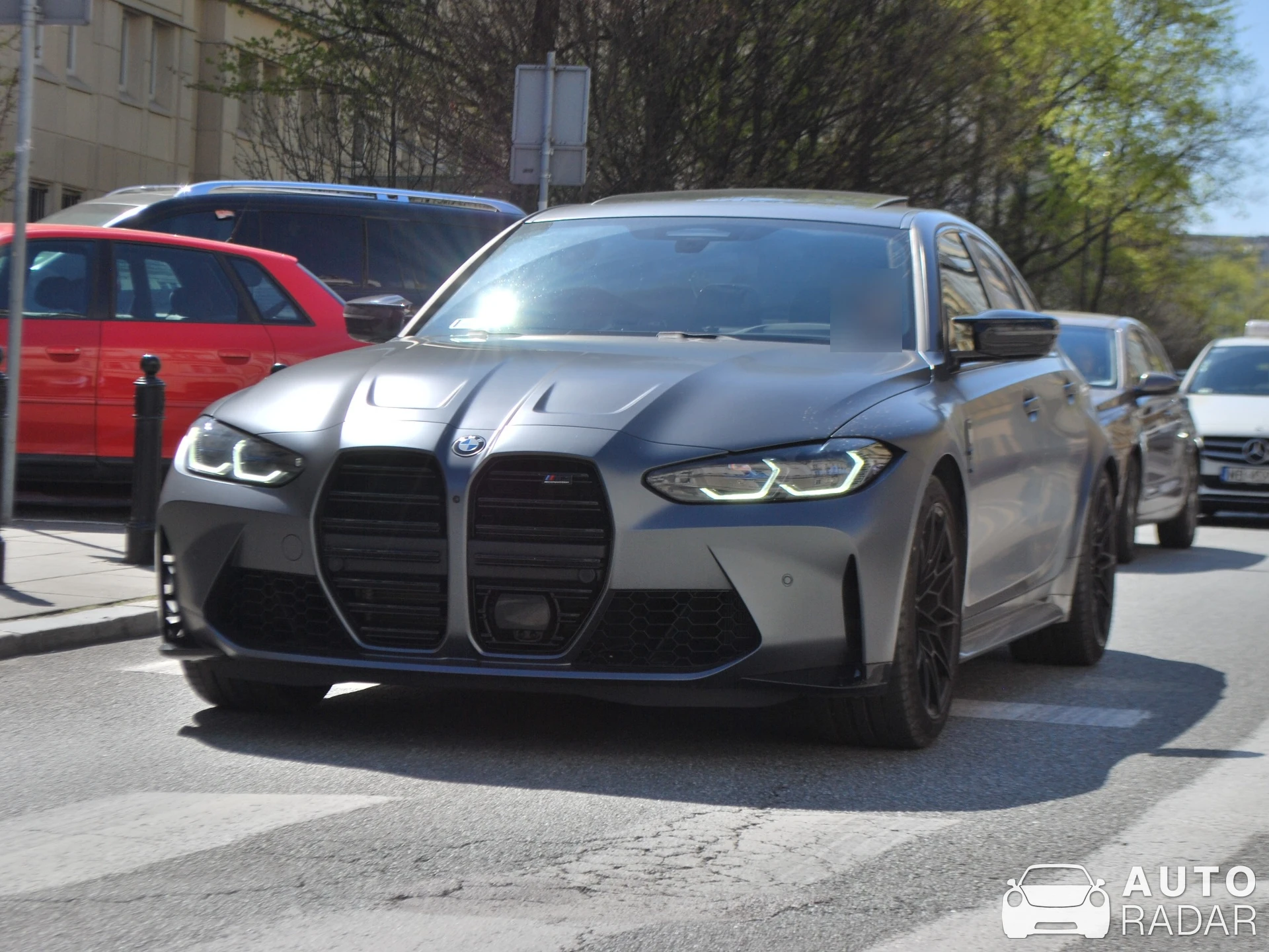 BMW M3 G80 Sedan Competition spotted in Warszawa, Poland