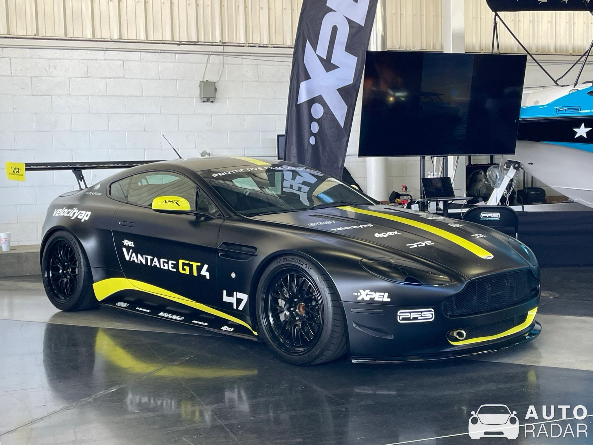 Aston Martin V8 Vantage GT4 spotted in Costa Mesa